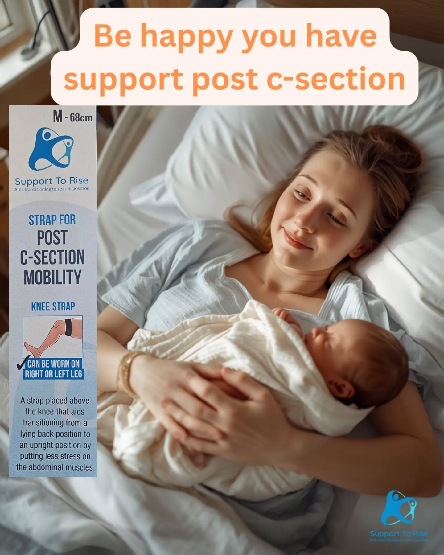 Get your strap for post c-section mobility. This strap will help you rise up post c-section with less stress on your abdominal muscles.

Available at www.supporttorise.ie

#csection #csectionrecovery #postpartum #electivecsection #emergencycsection