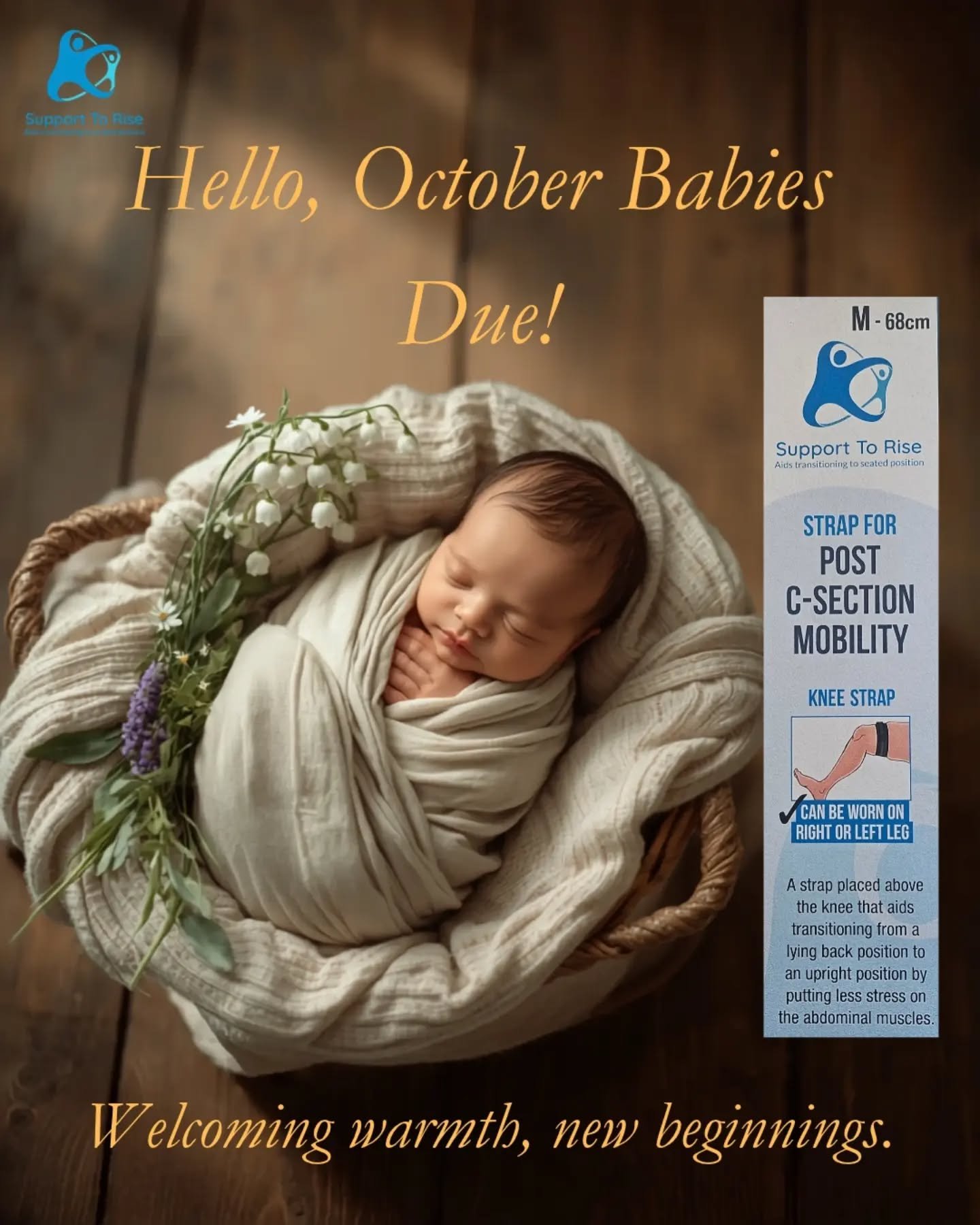 October mamas due, it's finally your month!!!

Be prepared for every birth types. Get your strap for post c-section mobility today.

Available at www.supporttorise.ie

#octoberbaby #babyhospitalbag #csection #electivesection #postcsection