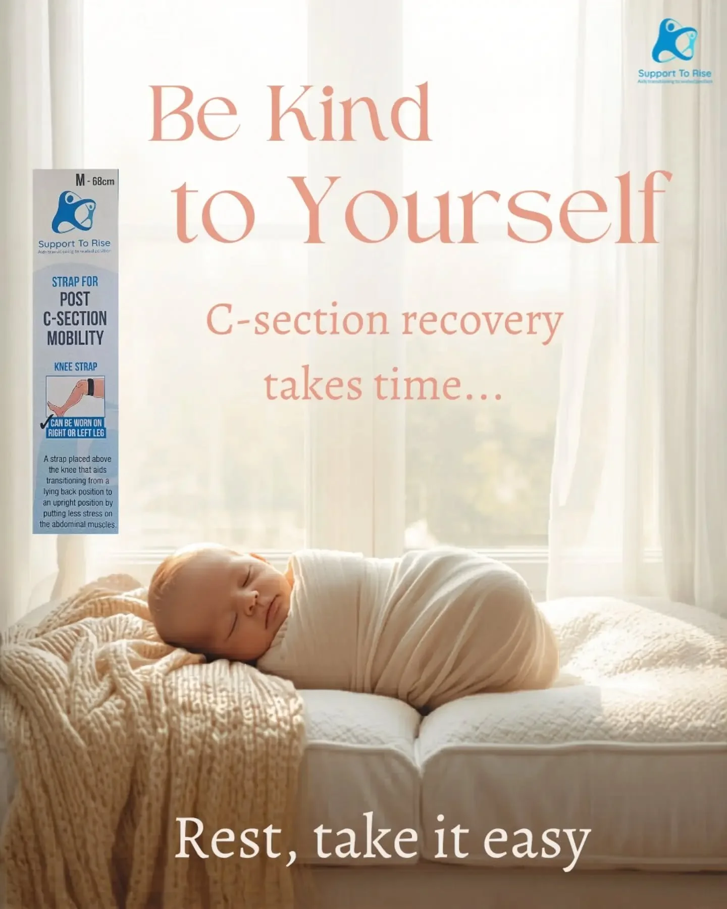 Get your strap for post c-section mobility. This strap will help you rise up post c-section with less stress on your abdominal muscles.

Available at www.supporttorise.ie

#csection #csectionrecovery #postpartum #emergencycsection #electivecsection