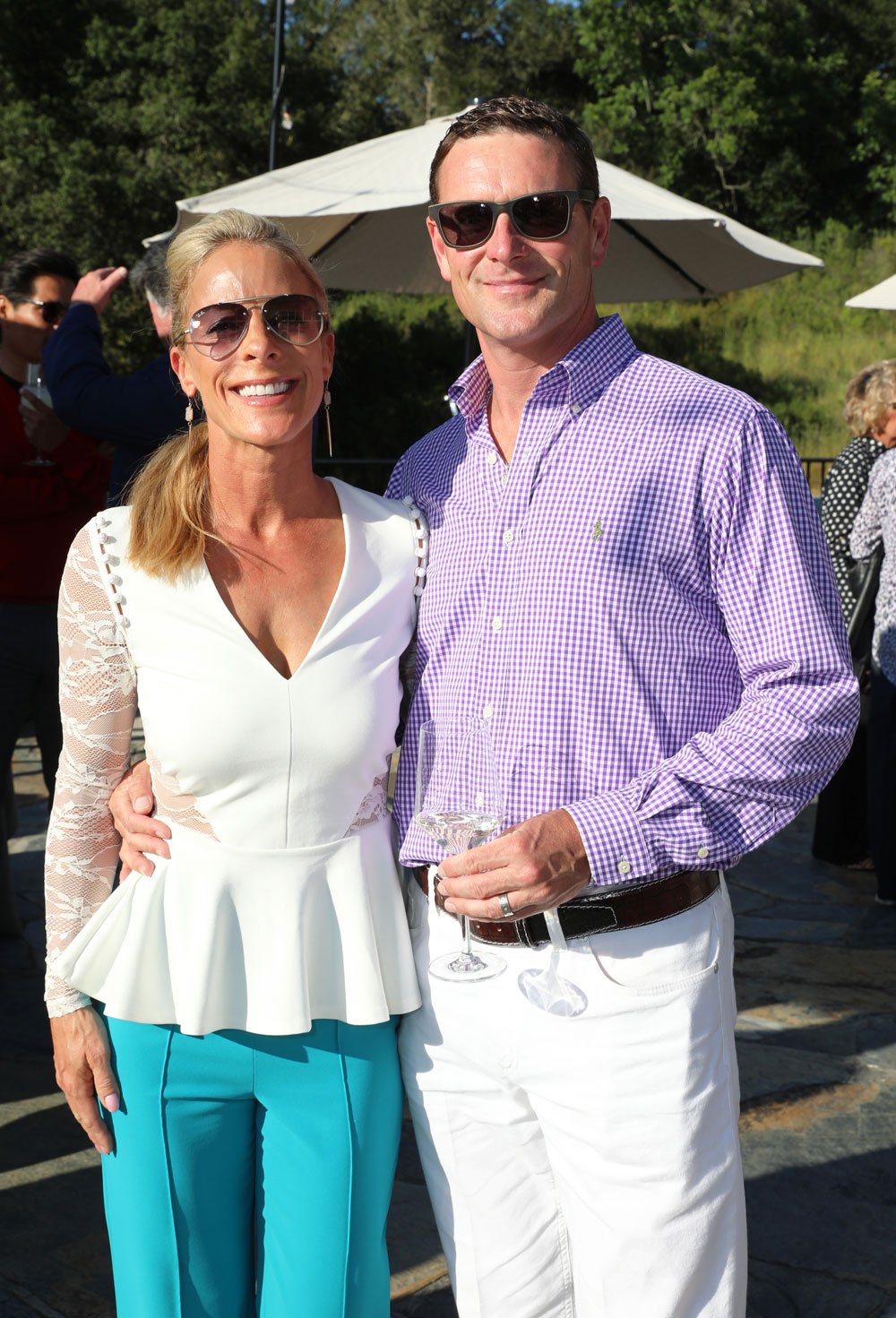 Jonathan and Jessica Wilhelm at Schulz Celebrity Golf Classic