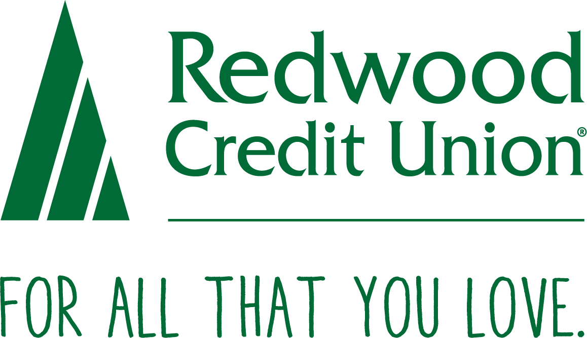 Redwood Credit Union logo with tagline