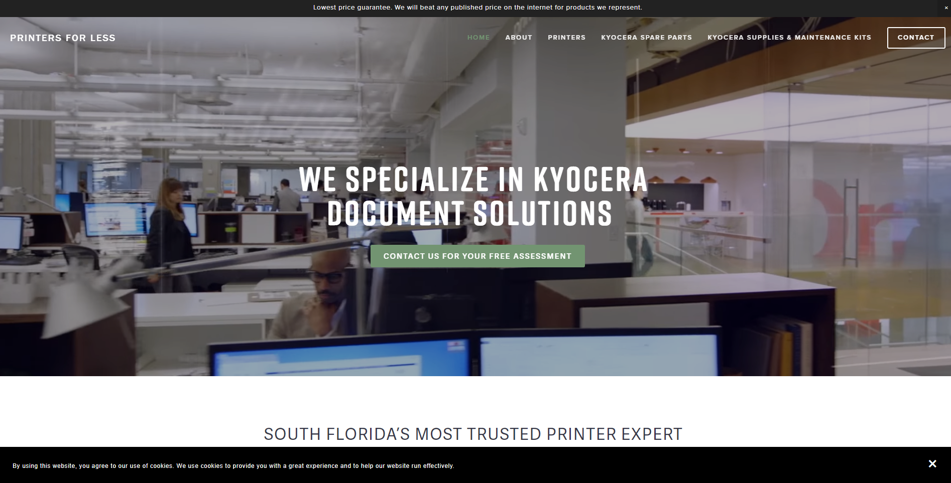 web design for Printers For Less