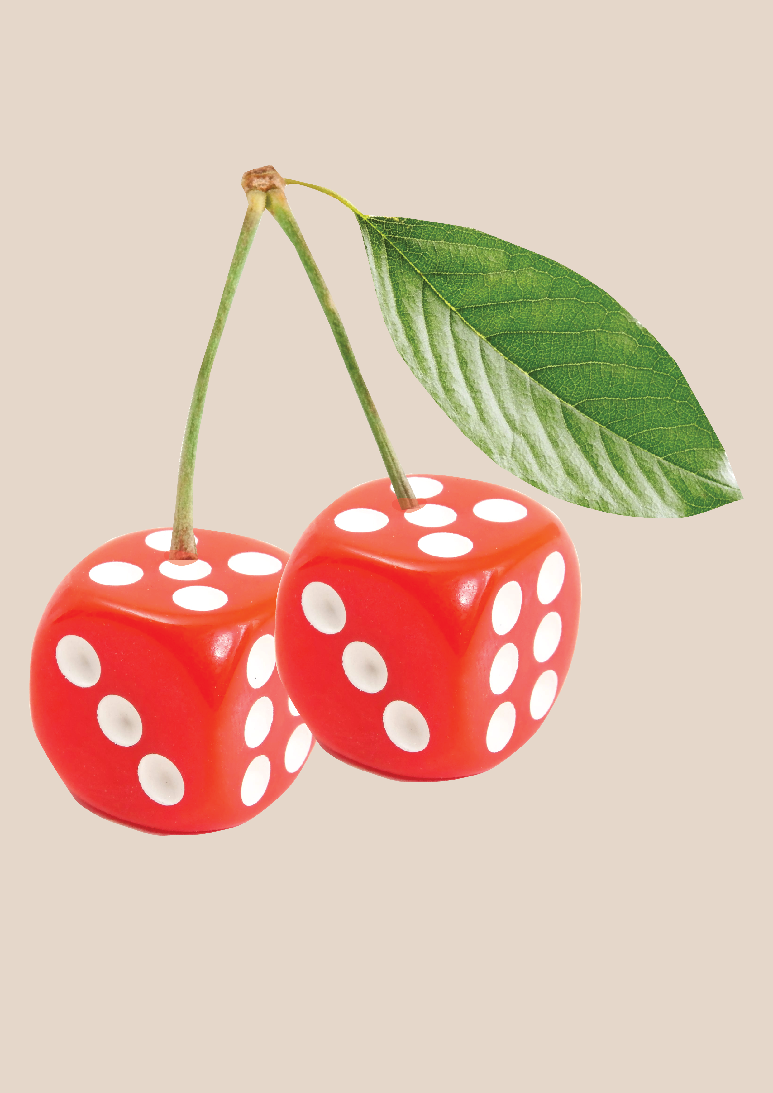 Cherry dice.