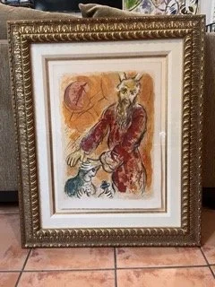 "The Story of Exodus (#456 Then Came Amalek and Fought With...," by Marc Chagall