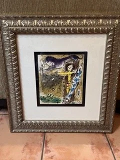 "Le Christ A L'horloge" by Marc Chagall