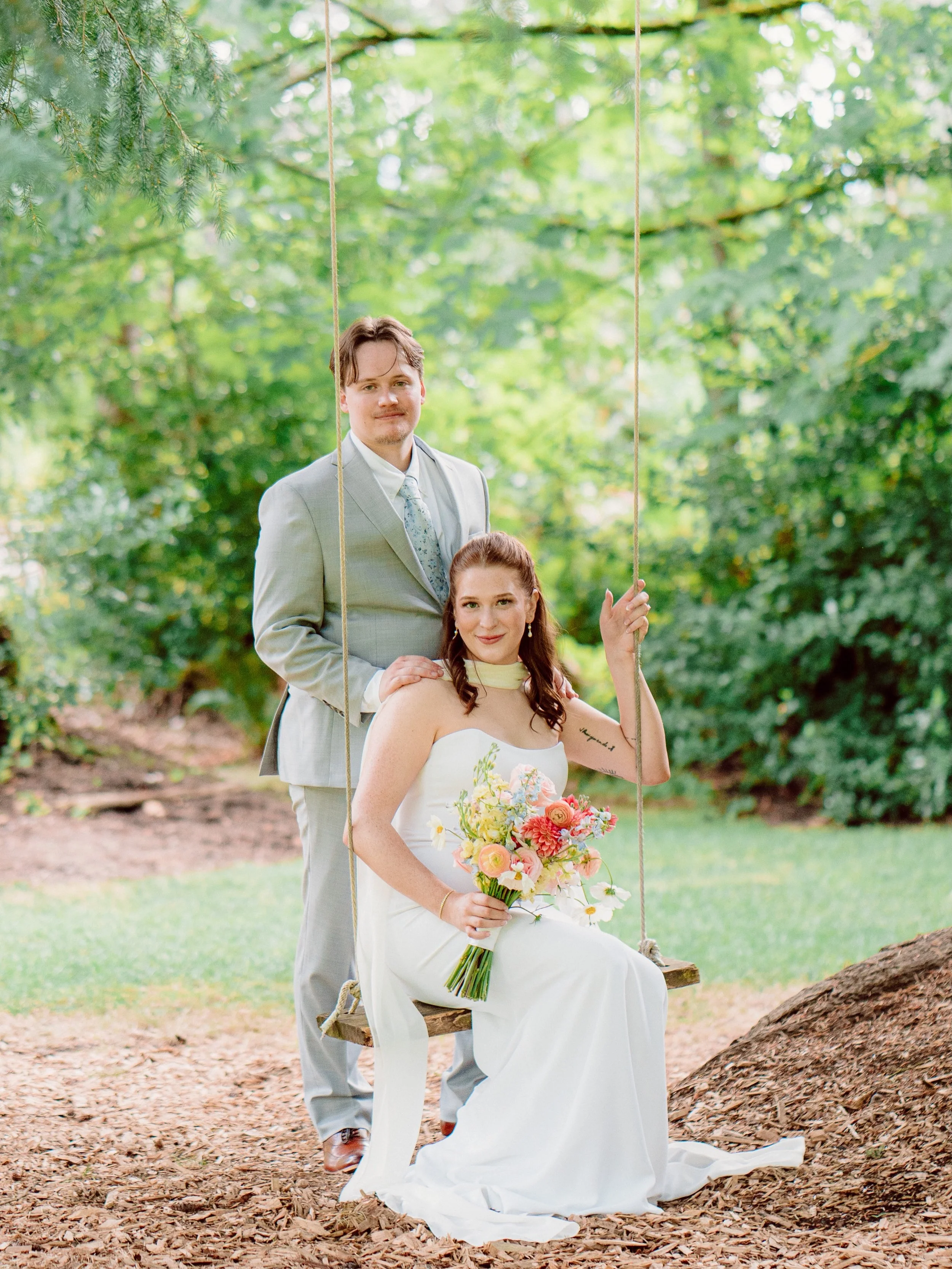 Part 2 of E and I&rsquo;s wedding!! 💒🦌🌳🎂 @evergreenmeadowsvenue 

So much joy and fun at the celebration and their doggo absolutely stole the show 🥹

#seattleweddingphotographer #weddingphotographers #weddinginspo #seattlephotographer