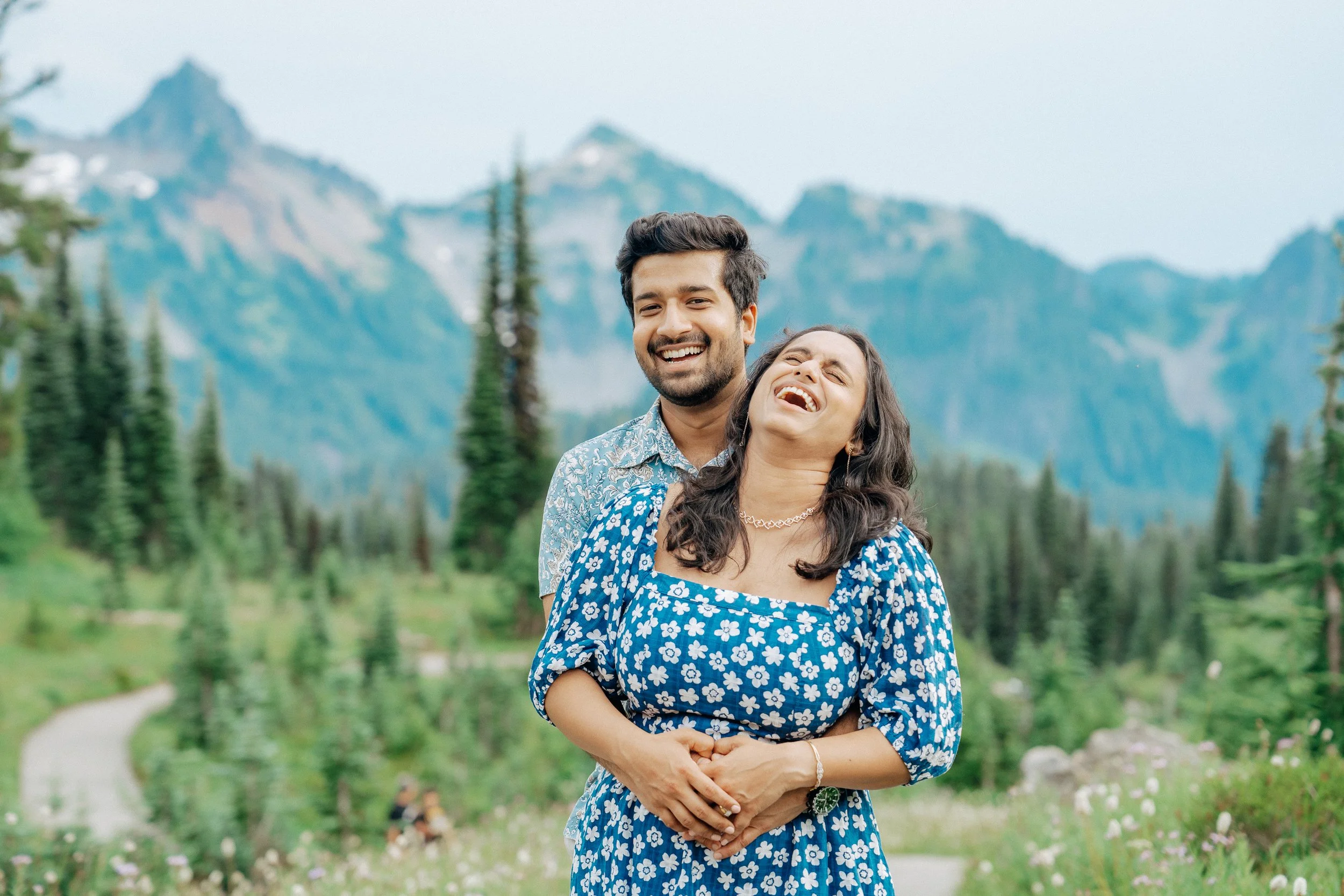 Mount Rainier Engagement Photos | A &amp; S’s Pre-Wedding Session