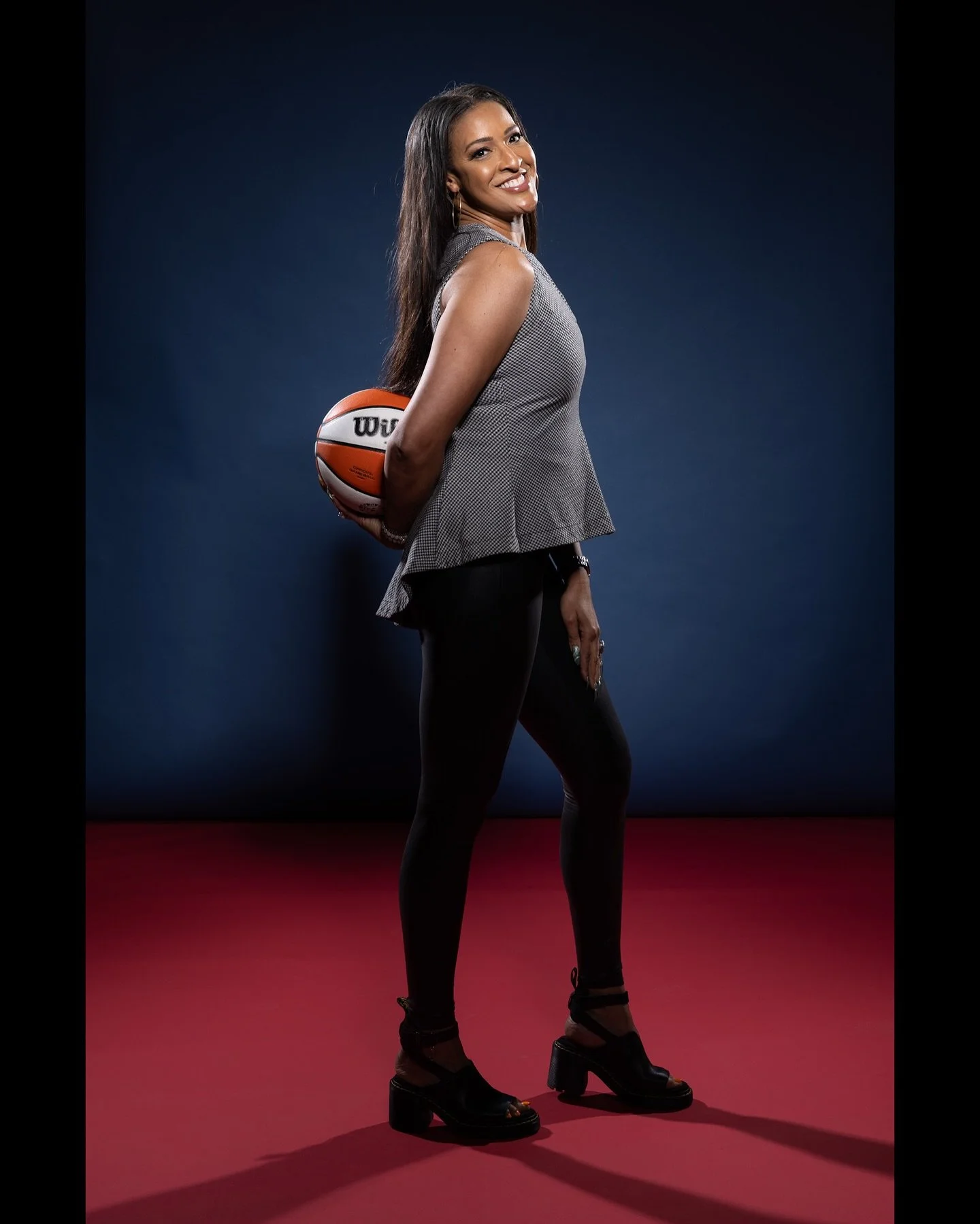 Had some fun getting some shots of @christywscott51 on Mystics Media Day using Stephen&rsquo;s creative setup!