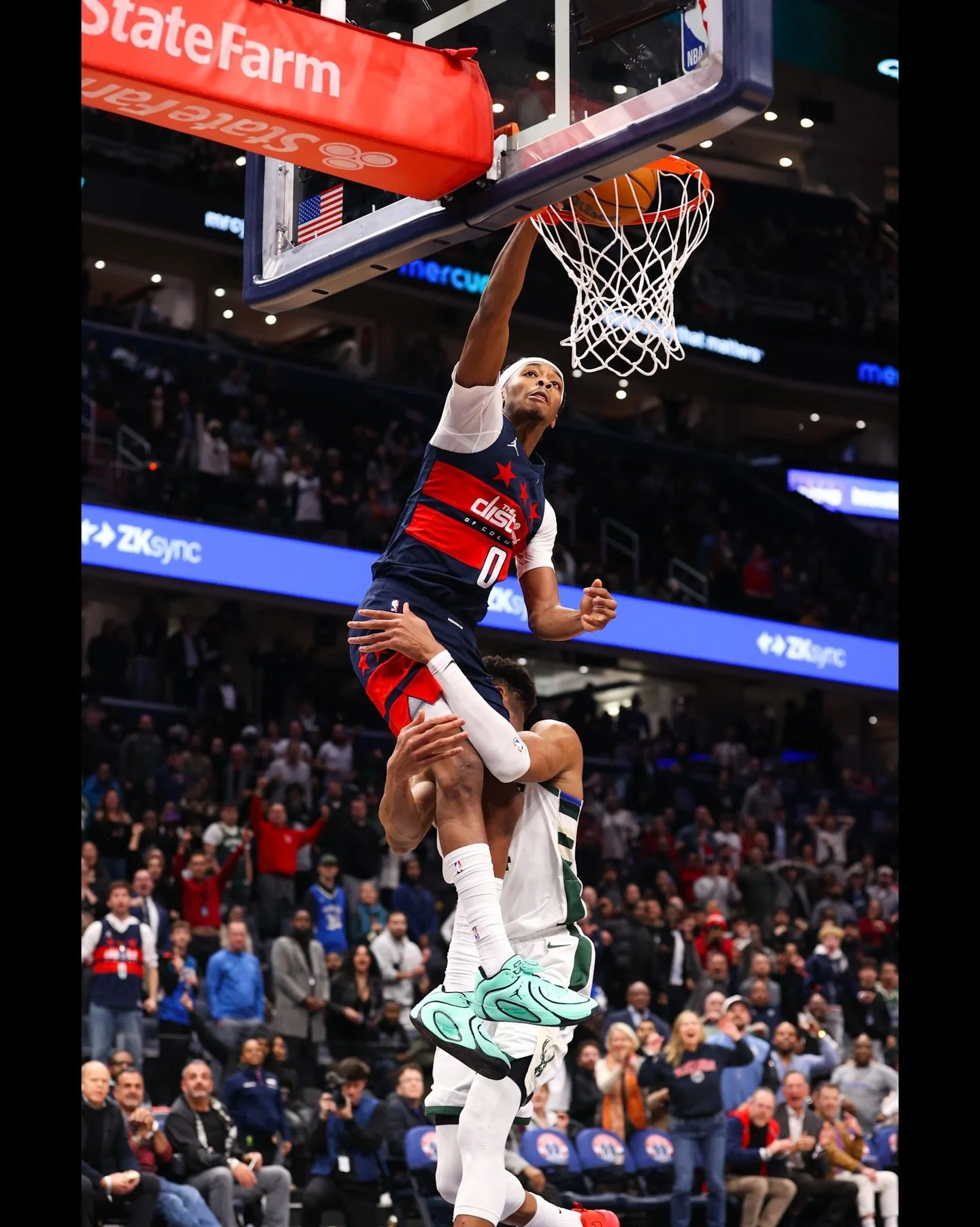 Got some of my favorite images of the season last night. Last night&rsquo;s energy was incredible!🔥 Another win for DC. 📸🏀