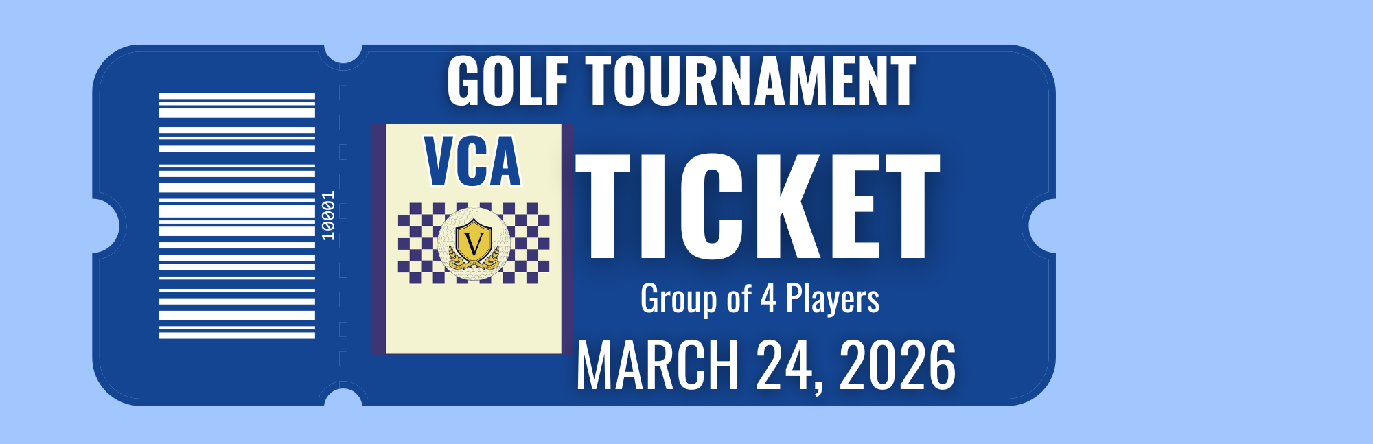 Golf Tournament Group Ticket- Group of 4 players
