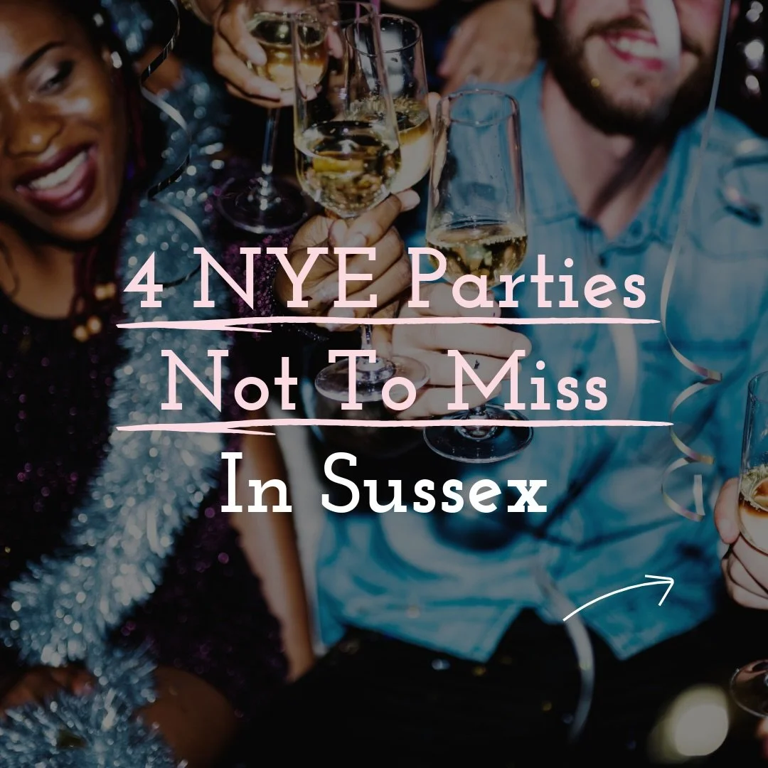 Ready to ring in the new year in style? 🎉
Here are 4 NYE parties in Sussex to enjoy together this year

🎉The Bell In Ticehurst @thebellinticehurst 
🎉The Last Hoe Down Of 2025 @gunbrewery 
🎉New Years Eve @kinsbrookvineyard 
🎉Gatsby New Years Eve 