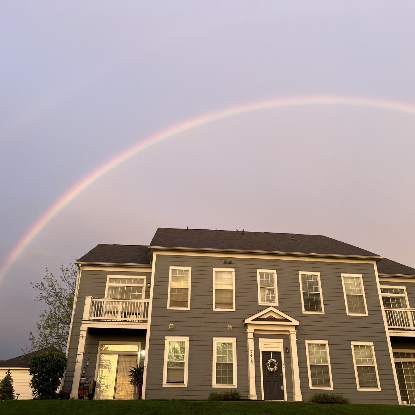 Take a look at Sugar Run's beautiful rainbow! After all this gloomy weather we've been having, it seems like good luck might be just around the corner.