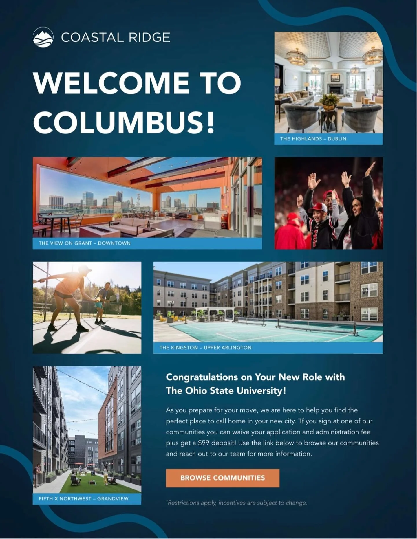 📣CALLING ALL OSU EMPLOYEES📣. If you or someone you know is an OSU employee, you can be eligible to have your application/administration fee waived upon applying AND have a $99 security deposit. Want to learn more? Call, text or email our leasing of