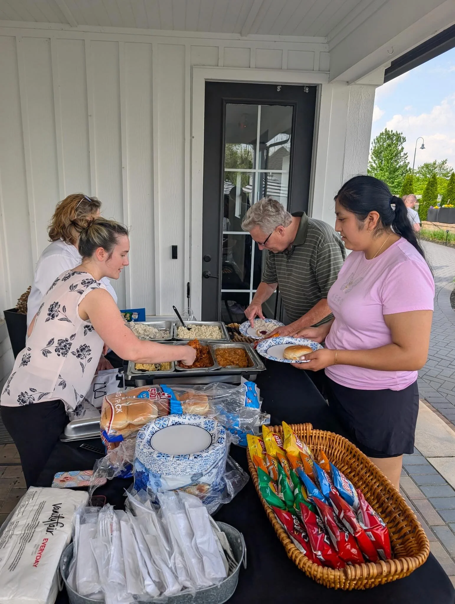 We had a wonderful time serving our amazing residents dinner today. Thank you to everyone who joined us&mdash;you made our day!