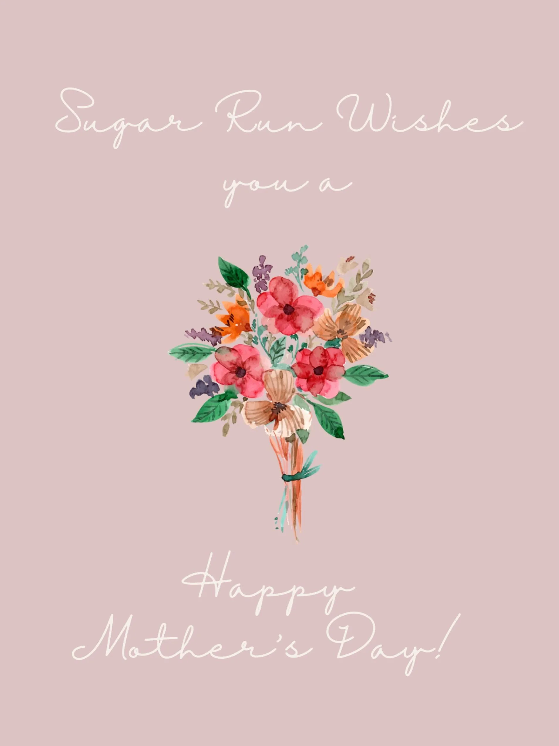 From our Sugar Run family to yours, we&rsquo;re wishing every mom a blissful, love-filled Mother&rsquo;s Day! 💖