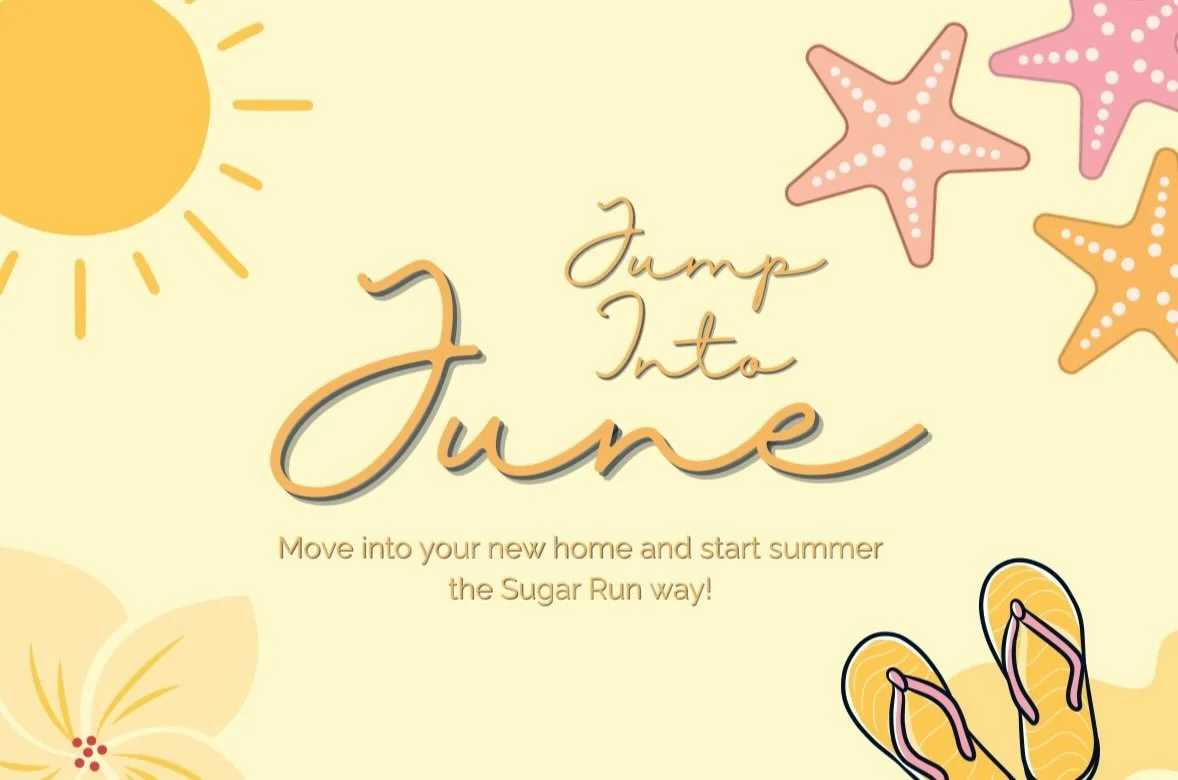We currently have available 1 and 2 bedrooms for immediate move ins! Don&rsquo;t miss out on your opportunity to soak up the sun at Sugar Run☀️😎