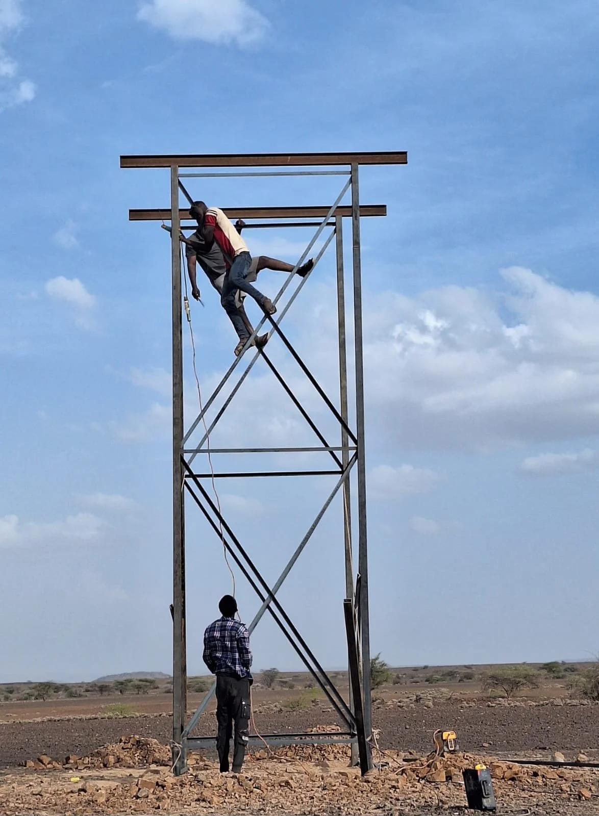 WATER Tower IS GOING UP IN TURKANA LAND!