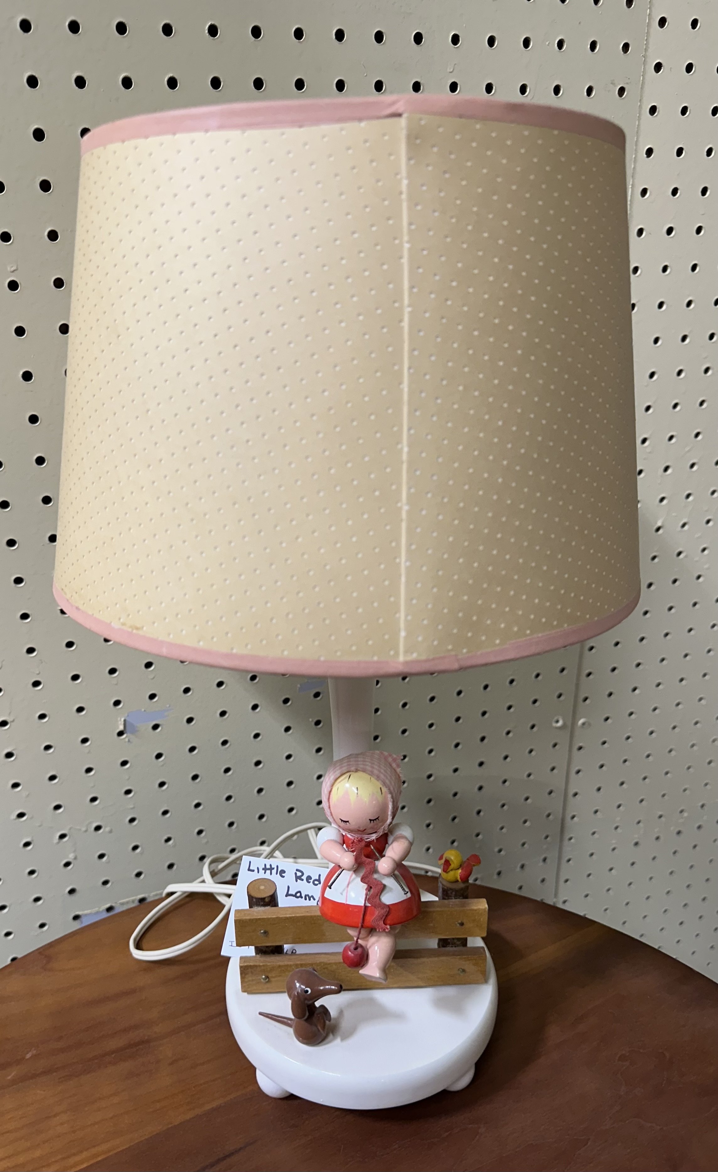 Little red riding hood lamp $79