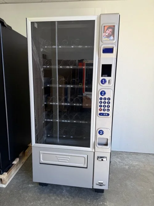 Used Crane vending machine for sale - Used Crane 4 Media Snack Vending Machine