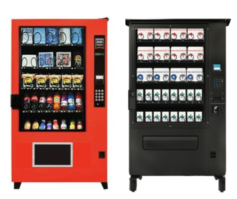 Harm Reduction Vending Machine - Naloxone / Narcan vending machine - custom vending machine - QM Distribution