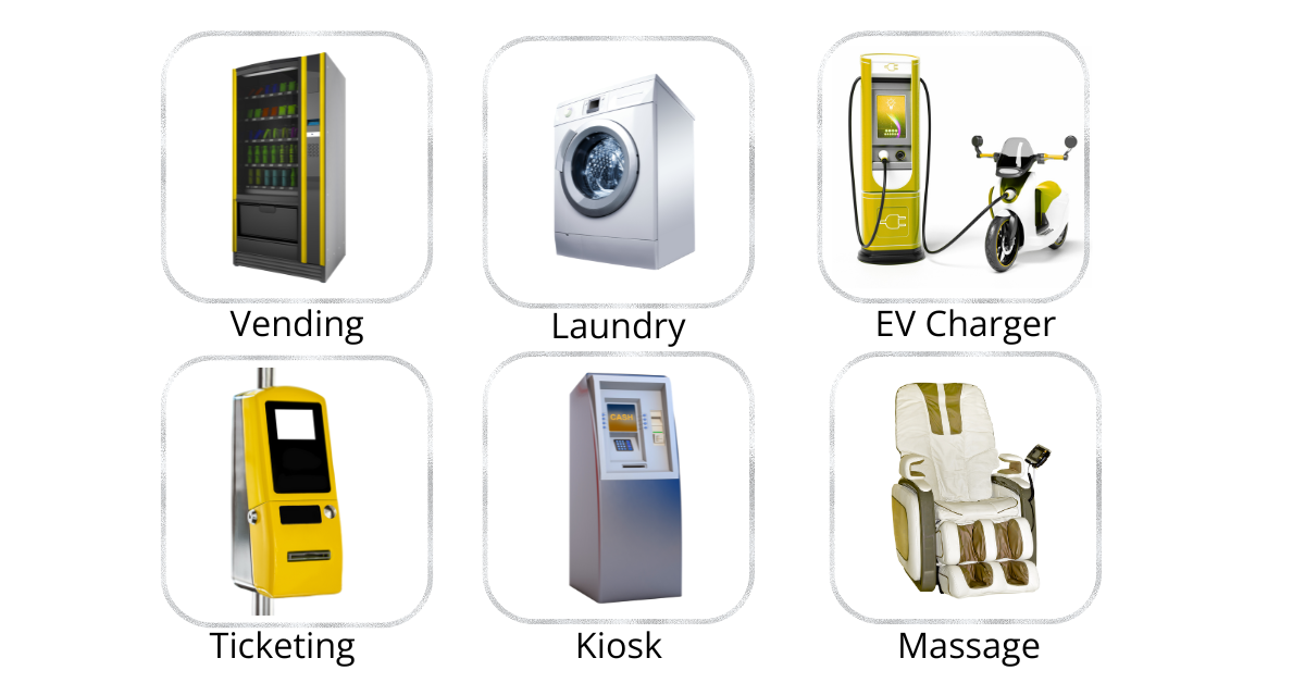 Nayax for vending, laundry, EV charger, ticketing, kiosks, massage chairs