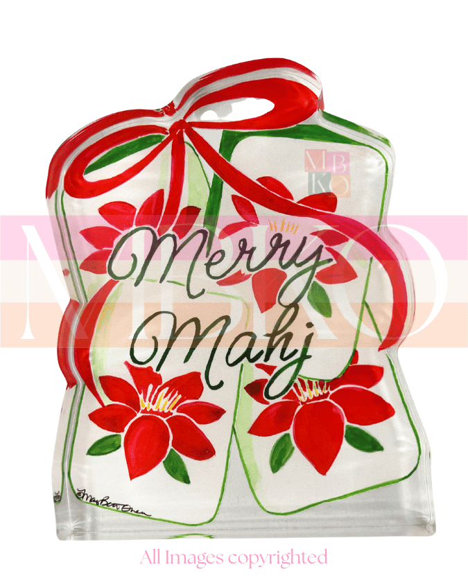 Merry Mahjong Acrylic Shelfie