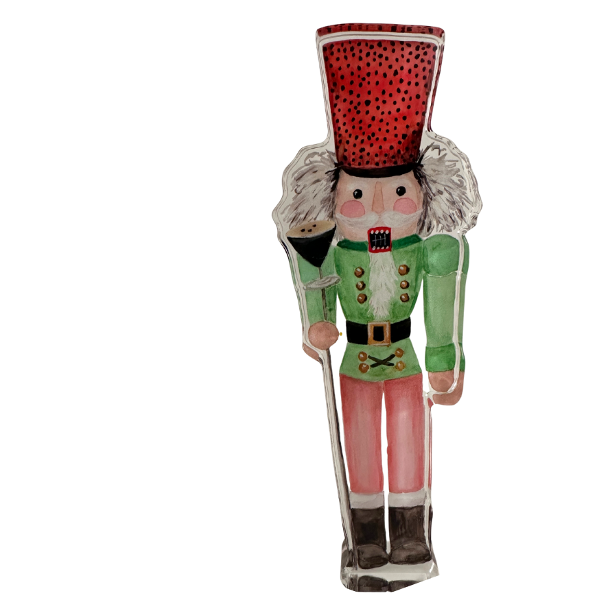 Espresso Martini Nutcracker Acrylic Shelfie