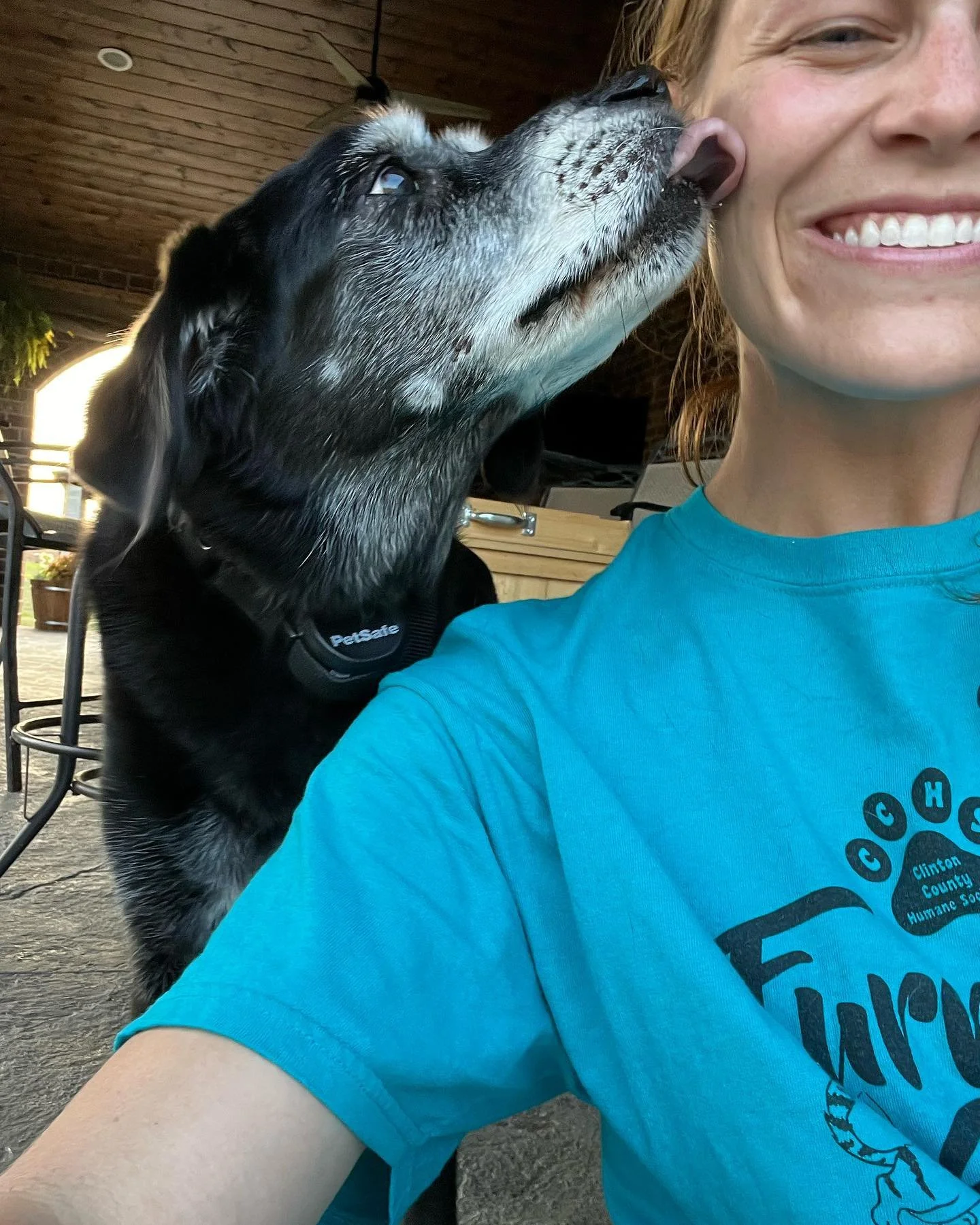 oakley giving bailey kisses image.jpg