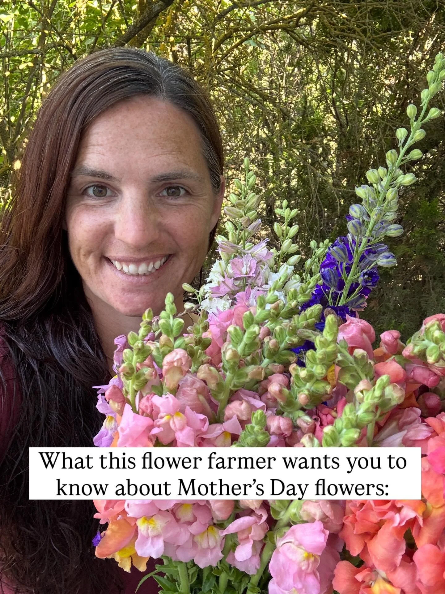 What this flower farmer wants you to know about Mother&rsquo;s Day flowers. 👇 

Here at Blooming Joy Gardens, I love any day that celebrates moms.

But there&rsquo;s a darker side to the holiday that you might not know about&hellip; 

Nearly 80% of 