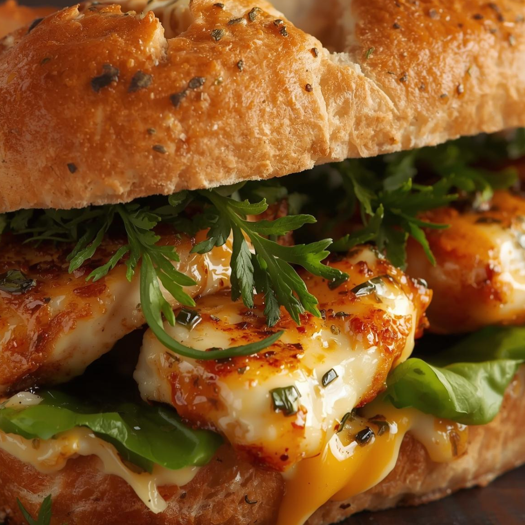 Herb-Infused Chicken Delight Sandwich