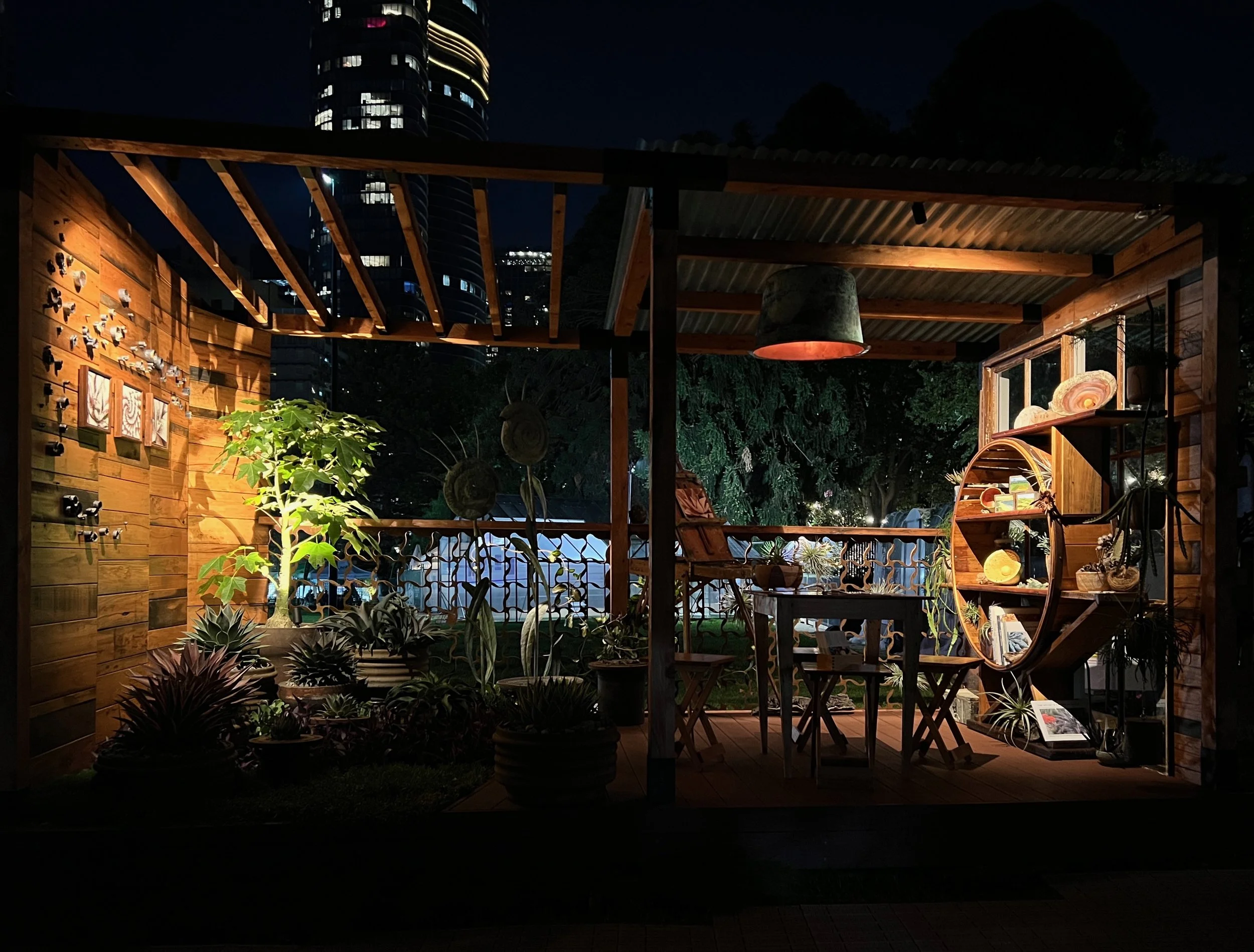 CLeed's award-winning balcony garden display at the Melbourne International Flower and Garden Show