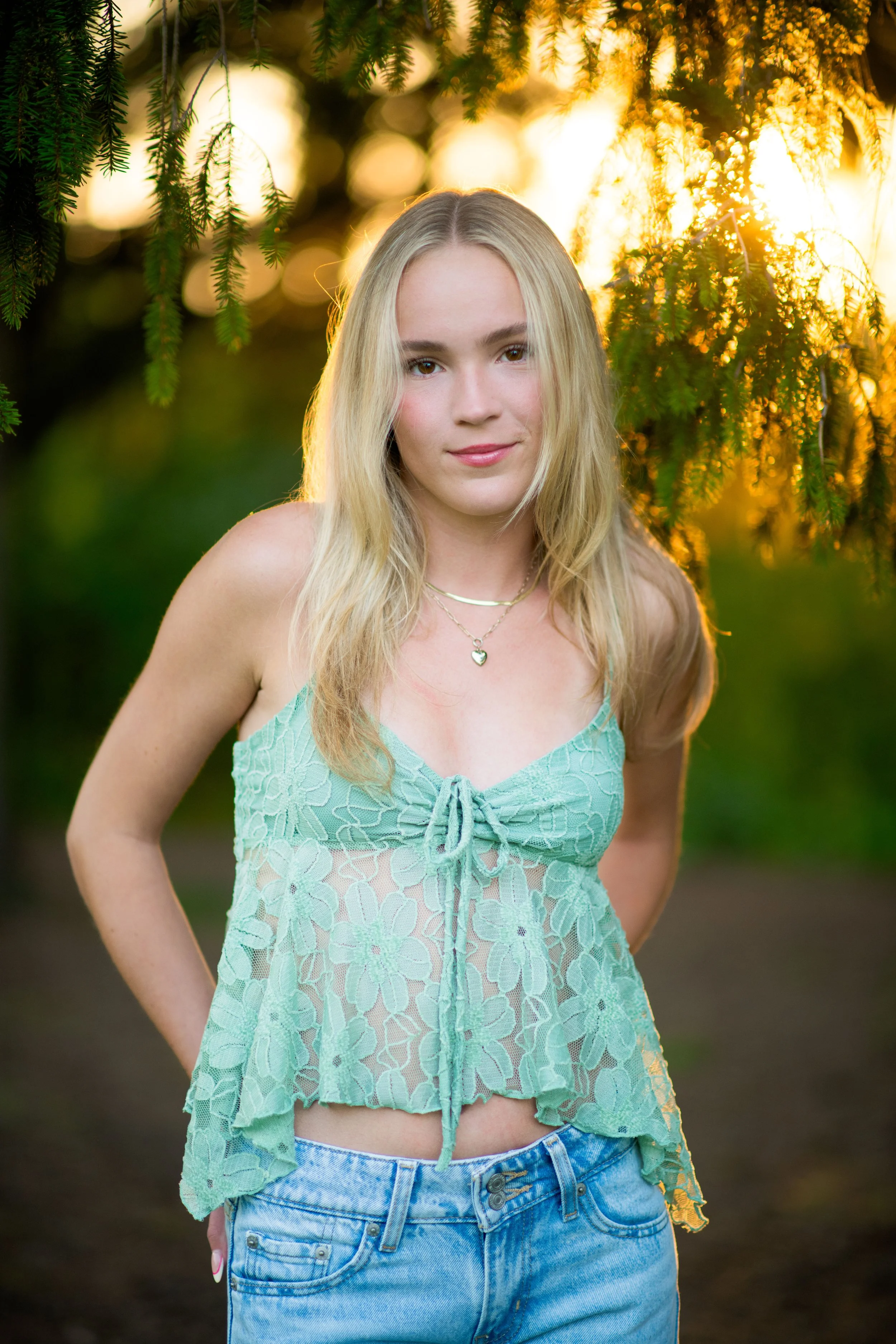senior girl woods golden hour.jpg