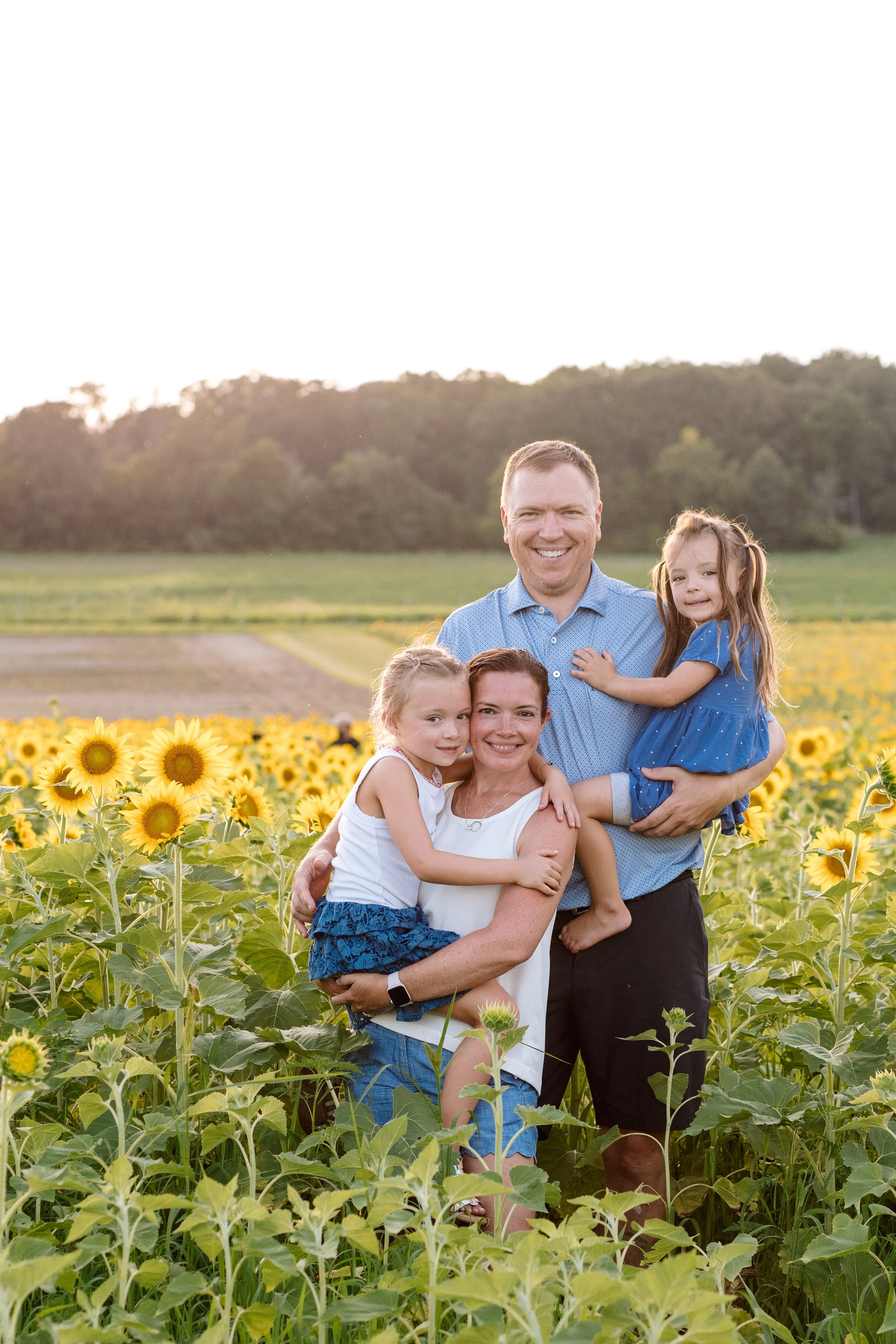 family portrait at burnside farms