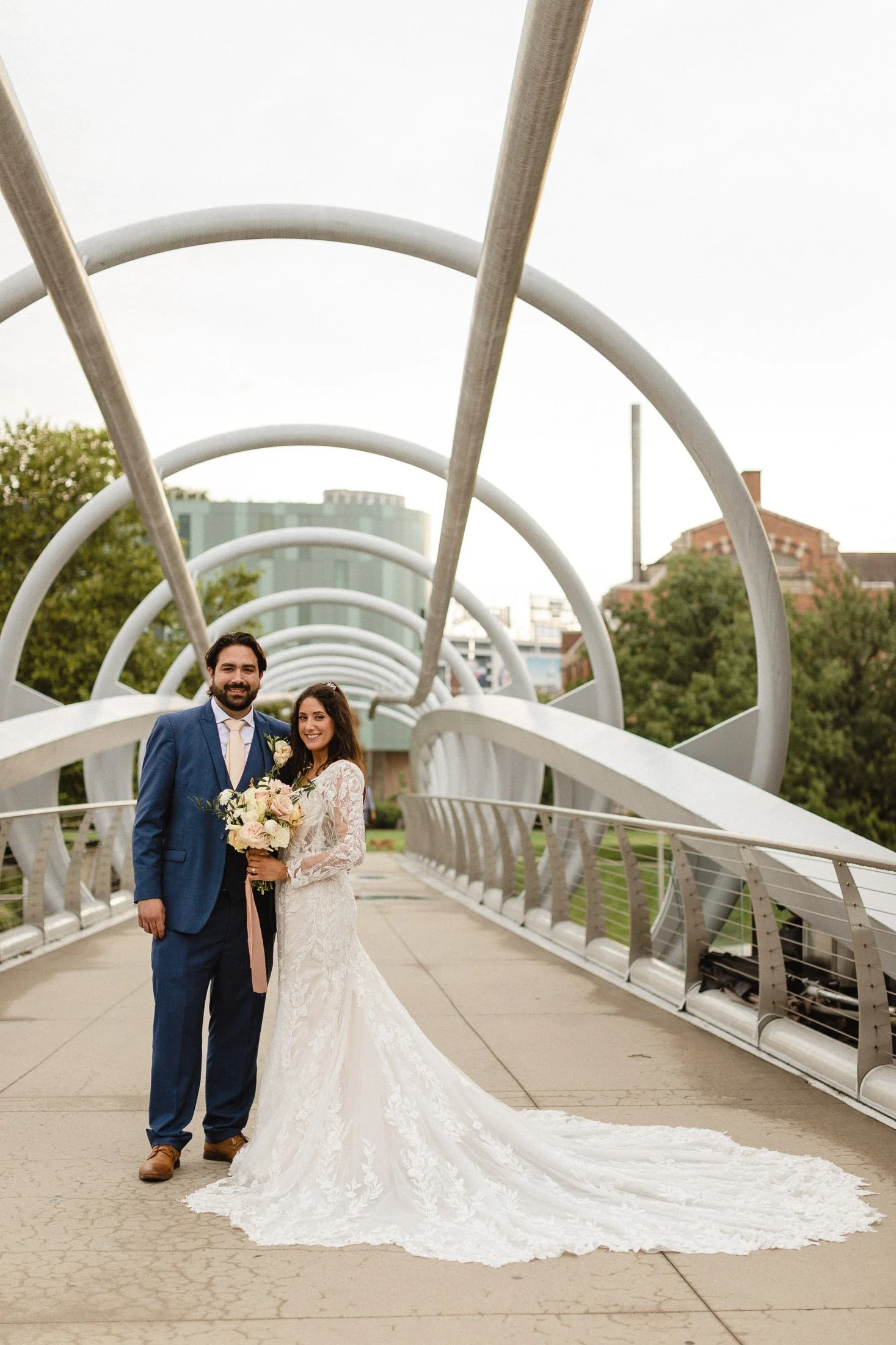 Bridal portrait on the waterfront at District Winery