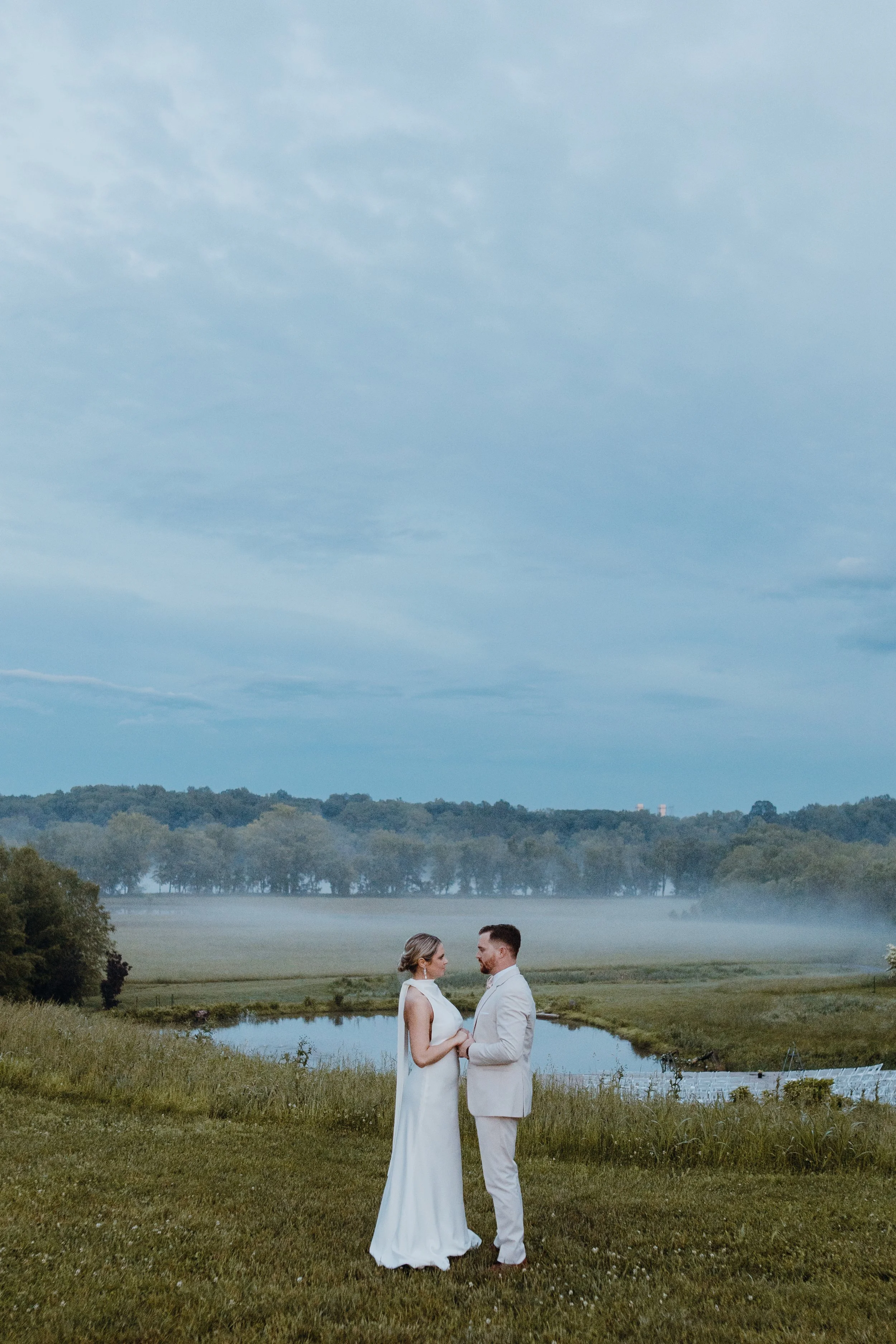 riverside on the potomac blue hour sunset portrait