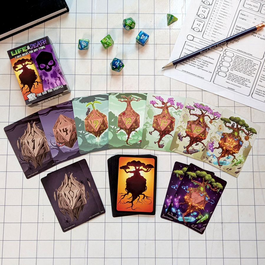 Draw20 D20 Dice Cards D20 Cards for D&D and any D20 TTRPG Draw20 D20 Dice Cards D20 Cards for D&D and any D20 TTRPG