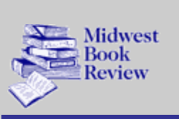 Logo for Midwest Book Review featuring a stack of books and the organization name.