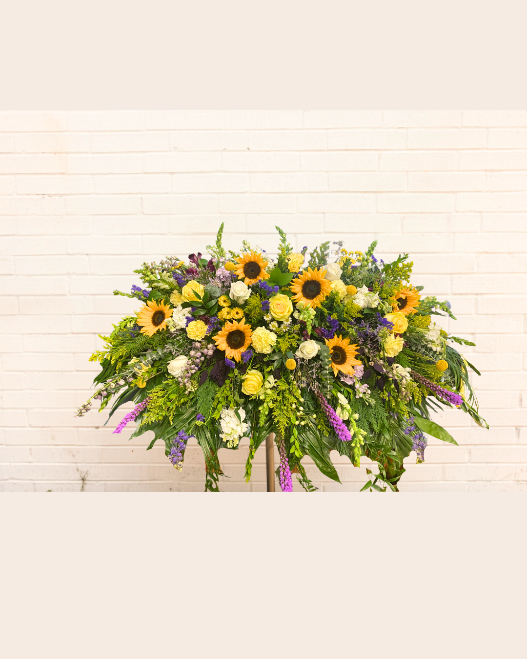 Sunflower Casket Spray