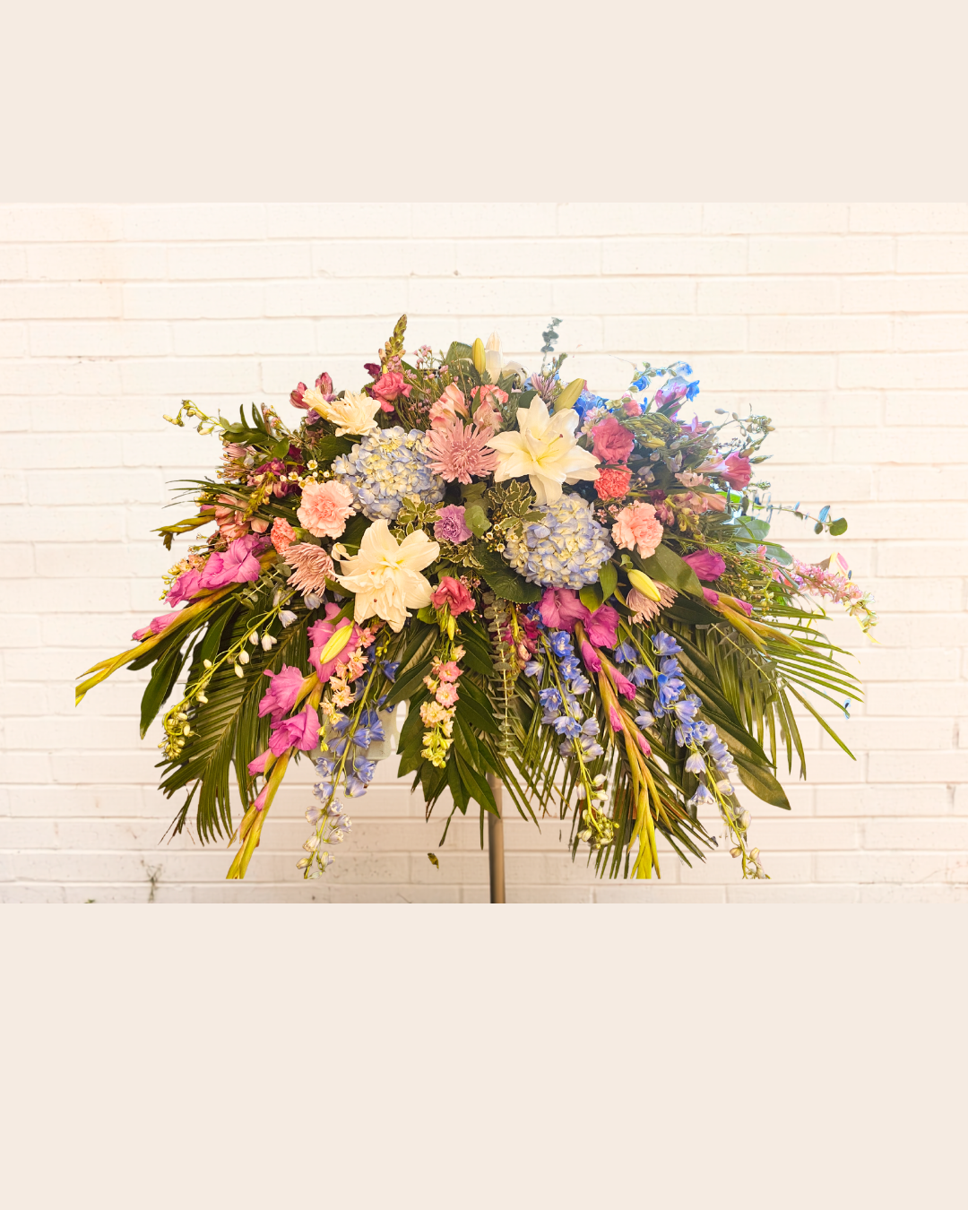 Hydrangea Bliss Casket Spray