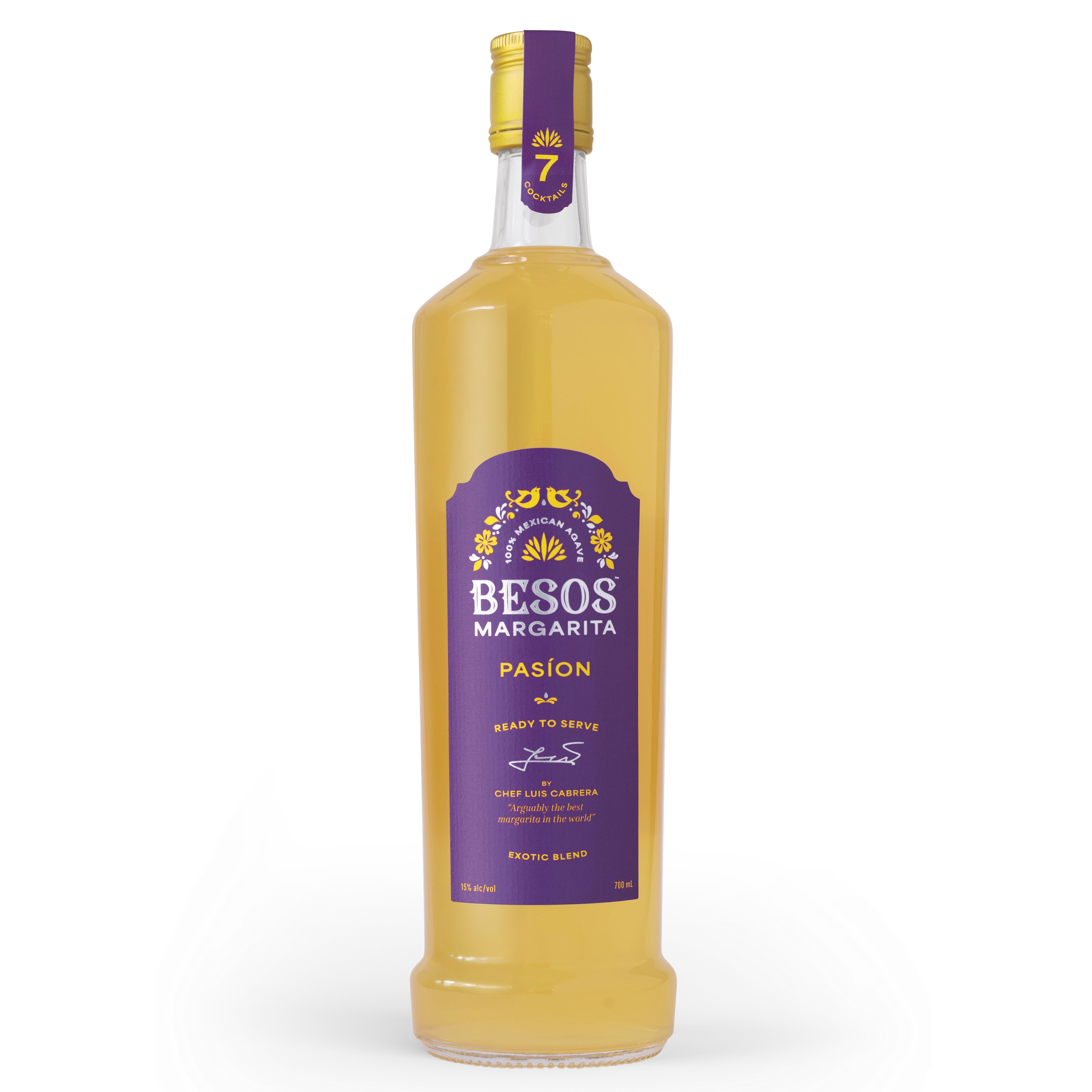 Besos Margarita Pasion 700ml 15% ABV