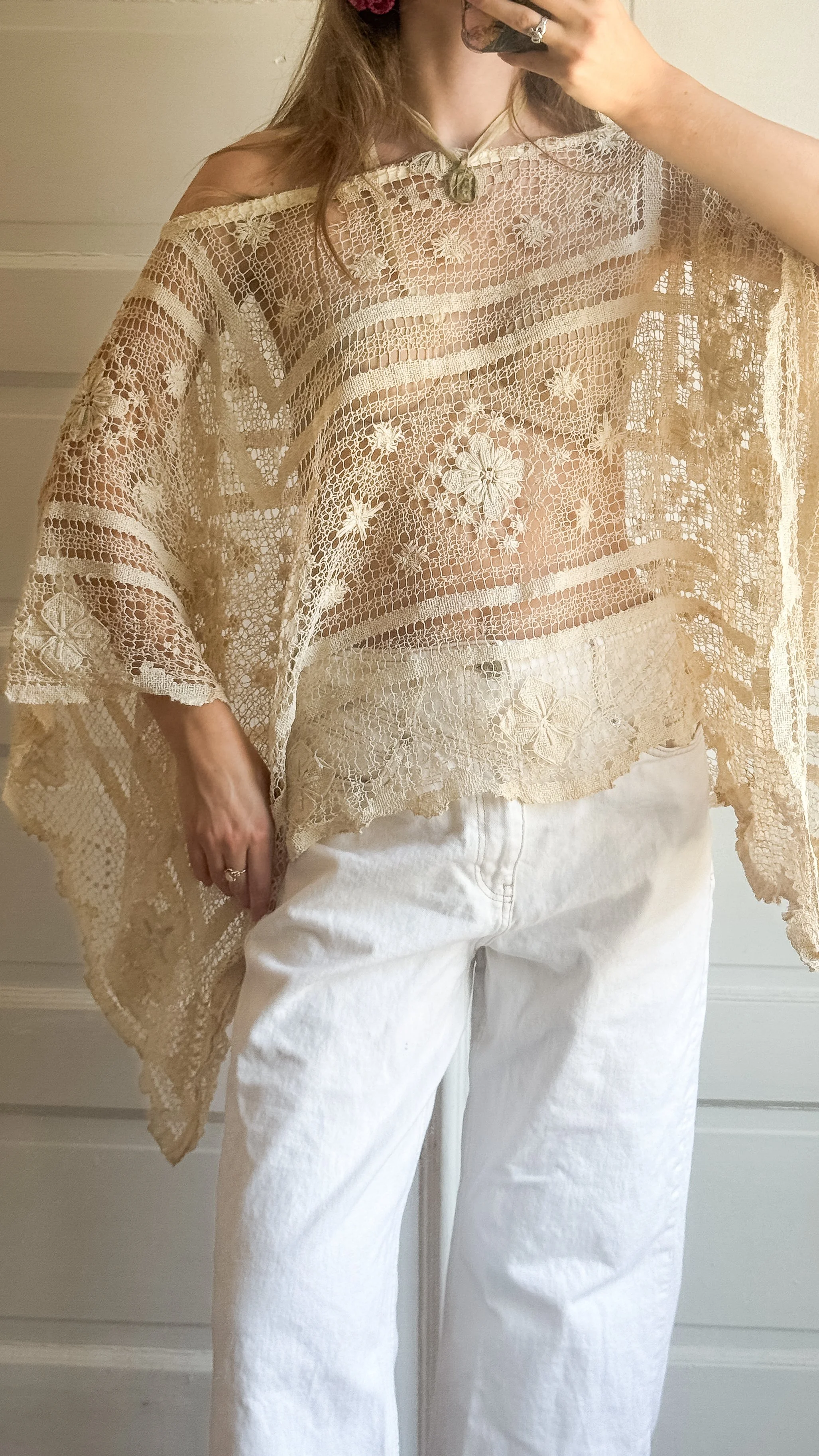 the Celina top [Antique Lace]