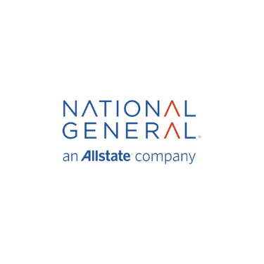 National General logo with blue and red text, and Allstate company branding.