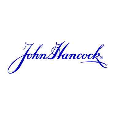 John Hancock logo with stylized cursive text.