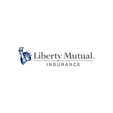 Liberty Mutual Insurance logo with a stylized torch and the Statue of Liberty, text reading 'Liberty Mutual Insurance'.