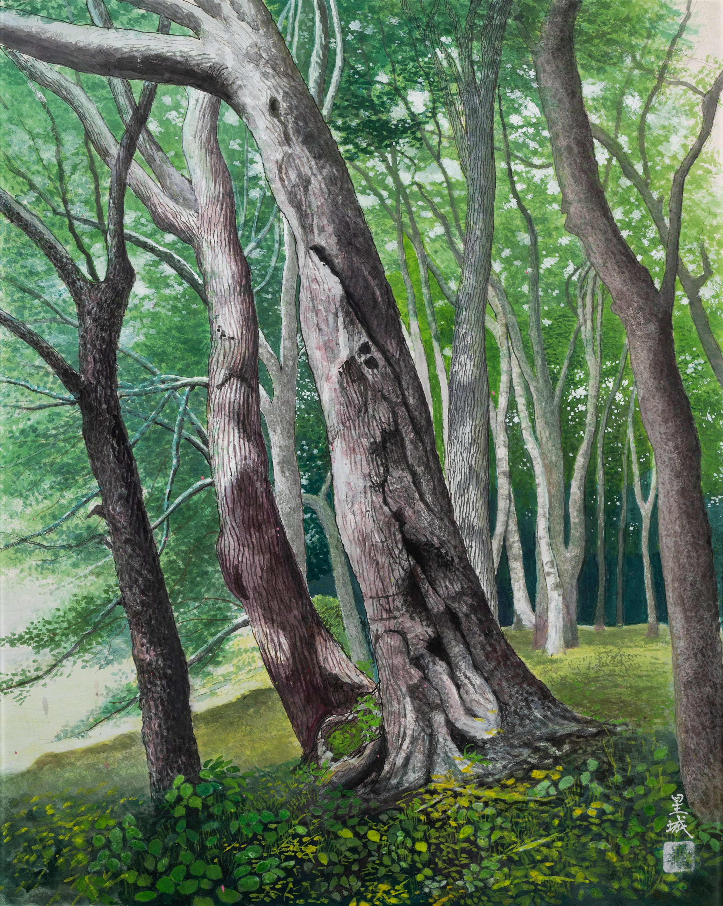 SPRING WOODS (28"x 24") 2011