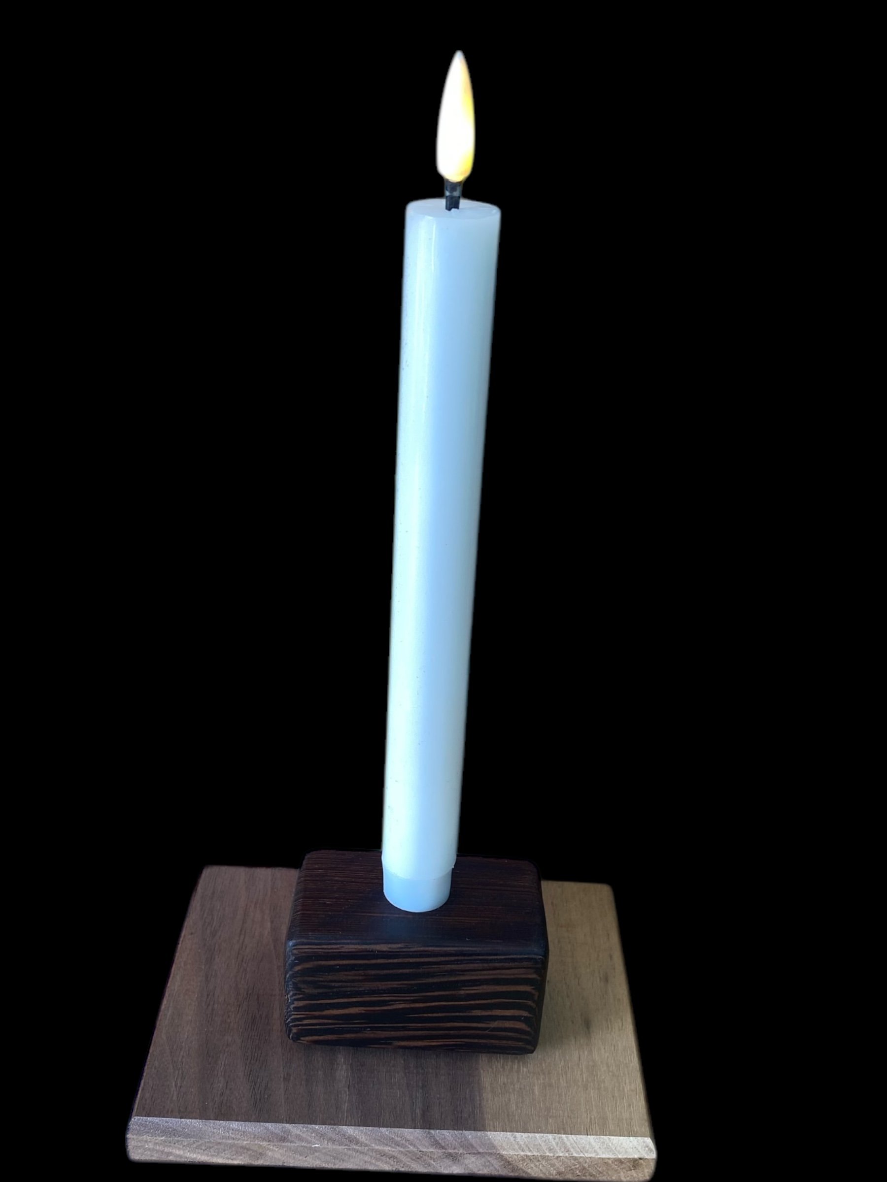 Wenge 1 Piece Candle Holder
