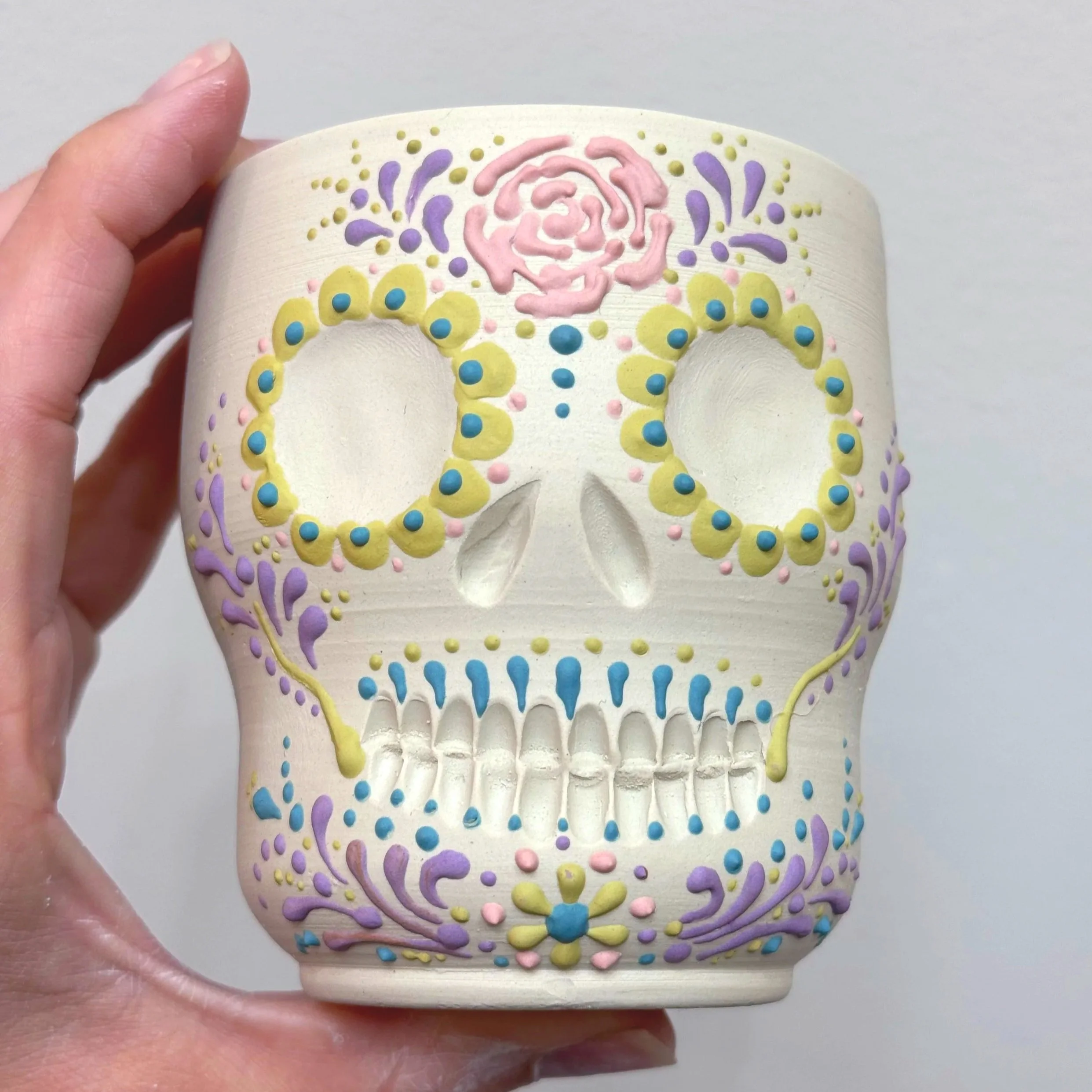 Dia De Los Muertos - Single Faced Tumbler (without handle)