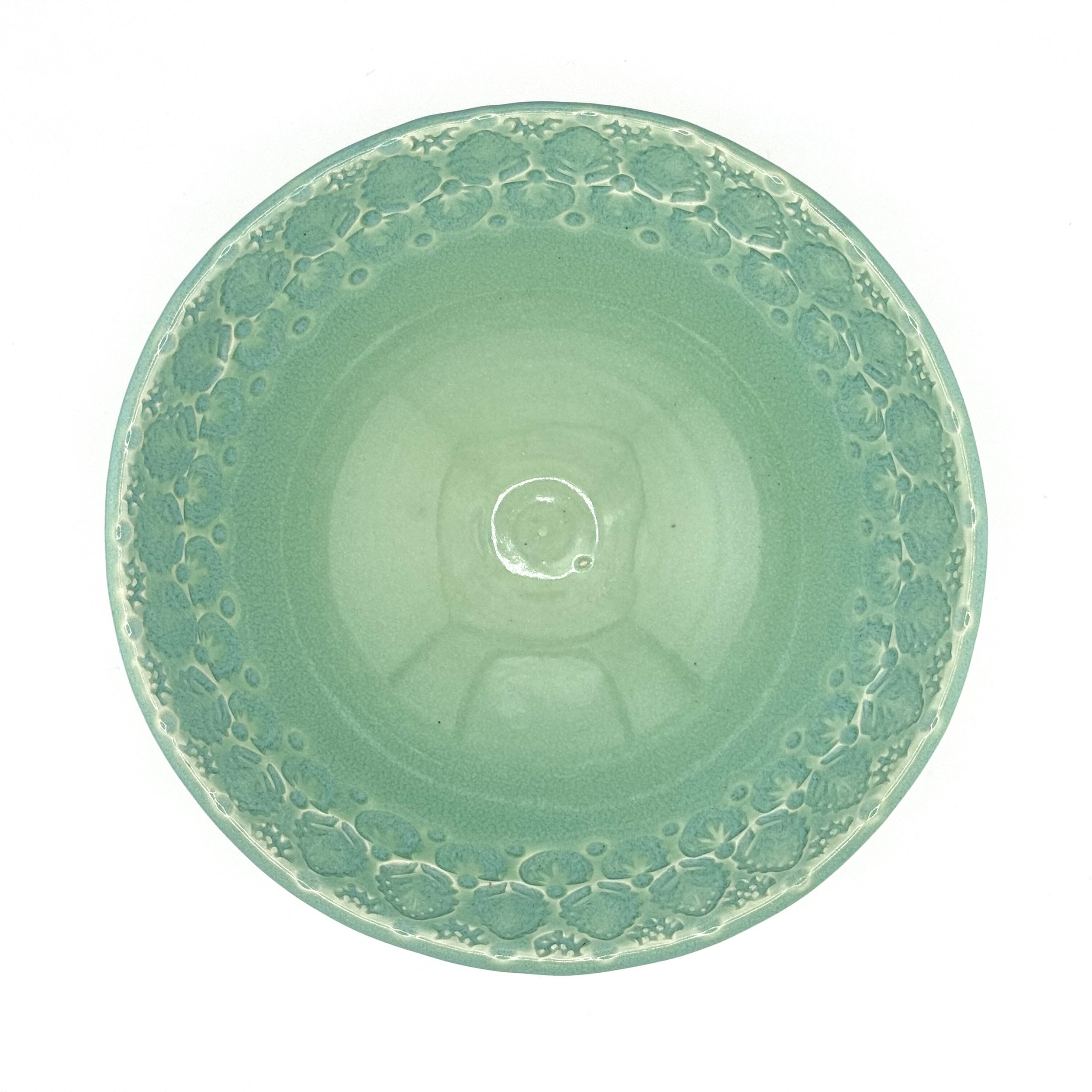 Aqua-Green Ombre Bowl
