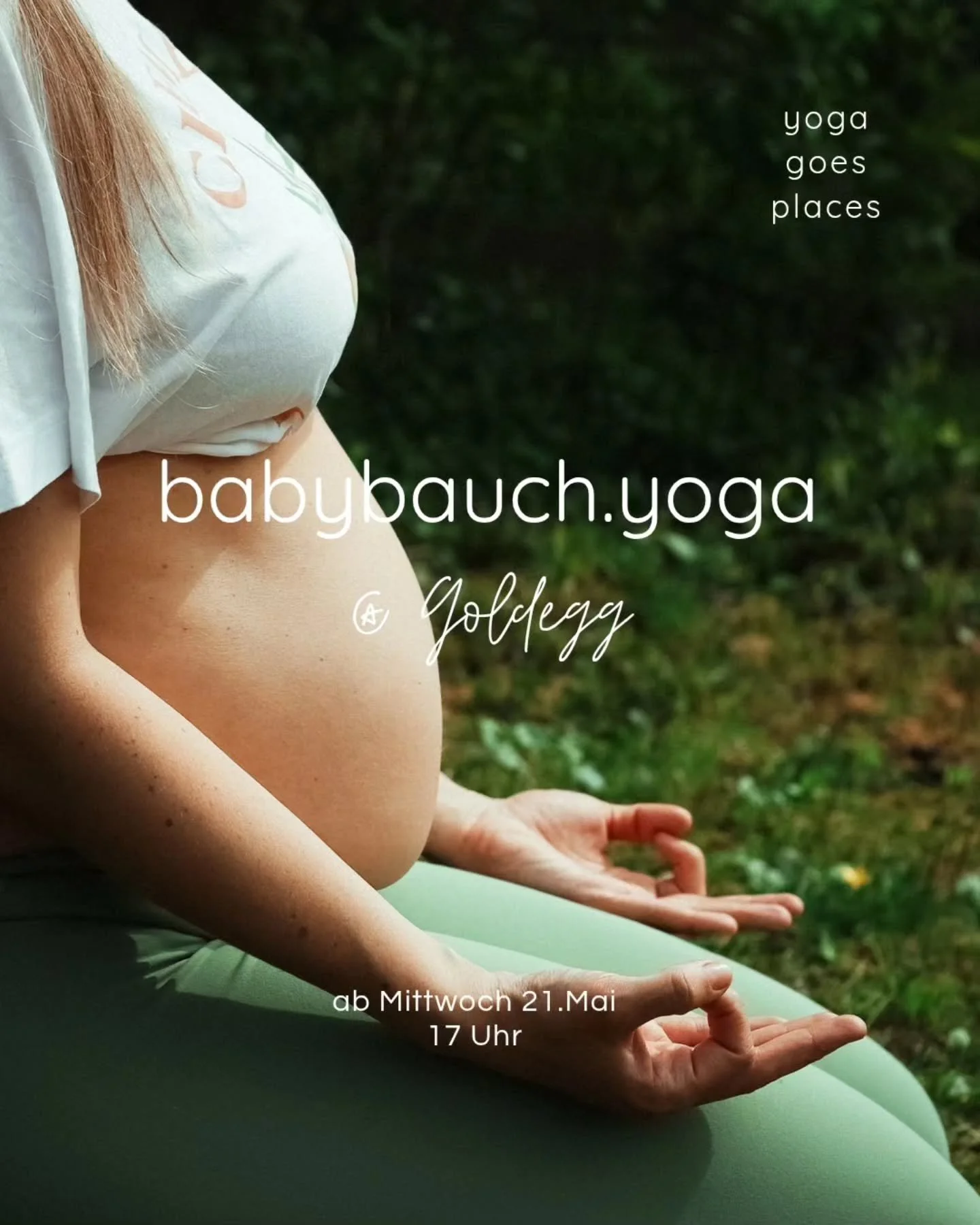Innehalten. Atmen. Sp&uuml;ren. 
Ein neuer Mensch w&auml;chst - und du darfst dich fallen lassen. 💫 

🤰babybauch.yoga schenkt dir Raum f&uuml;r dich selbst - in der Natur, an einem ganz besonderen Ort. Zwischen Vogelstimmen und dem Racsheln von Bl&