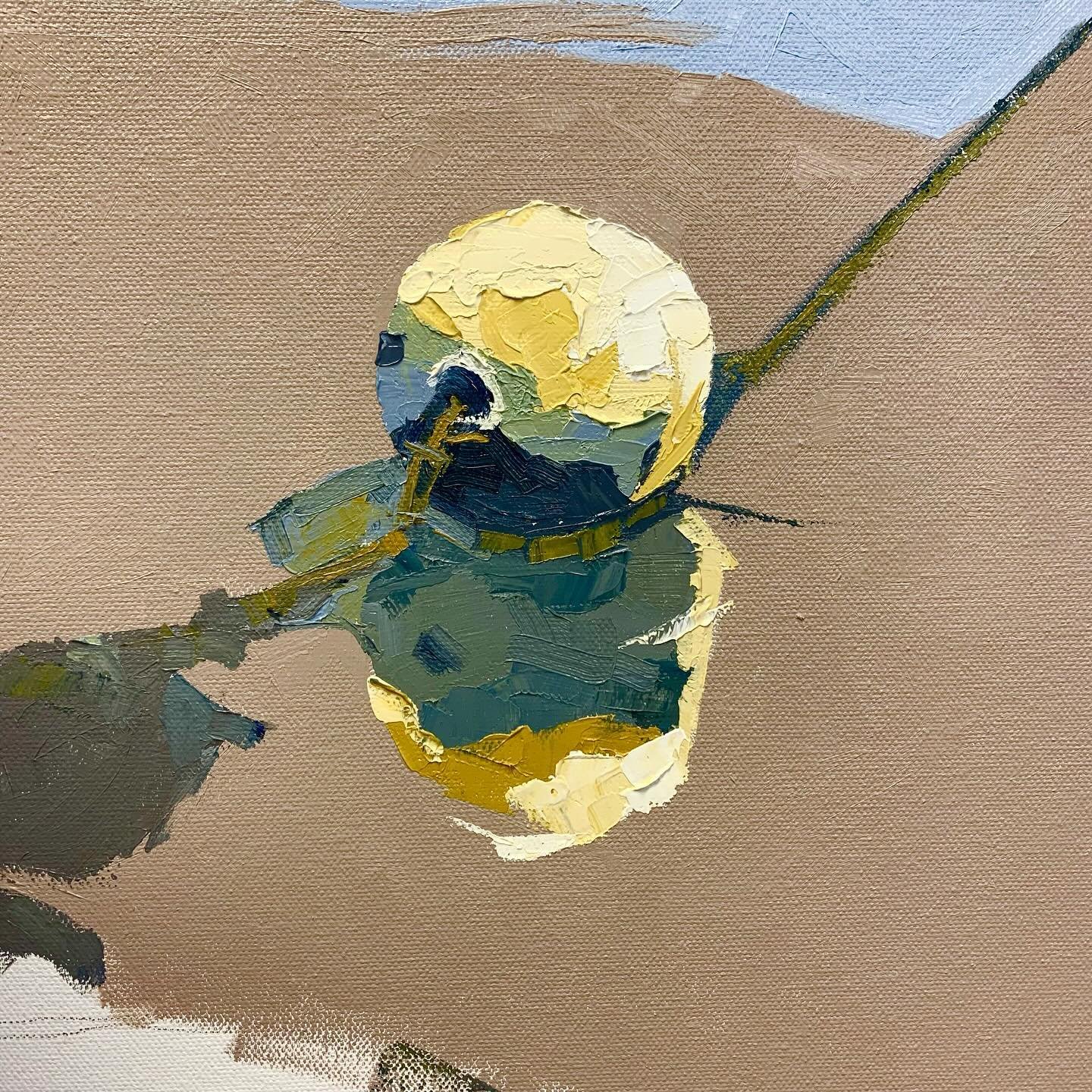Detail from a new work in progress on the easel. #wipart #oiloncanvaspainting #dory #oilpainting #boatlifestyle #capecodviews #capecodlife #brewsterma #lowtide #studioprocess #artstudio
